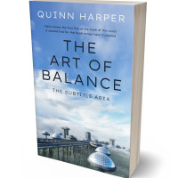 3D view of Premade Science Fiction Book Cover - Polo Blue