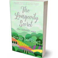 3D view of Sea Green #35709 - Premade Nature Book Cover