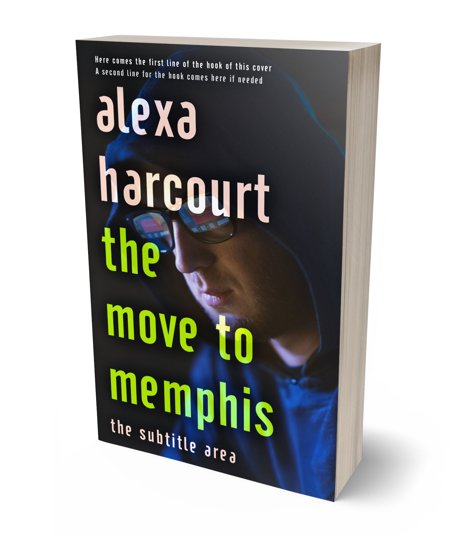 3D view of Shark #35735 - Premade Science Fiction Book Cover | BookCoverZone*