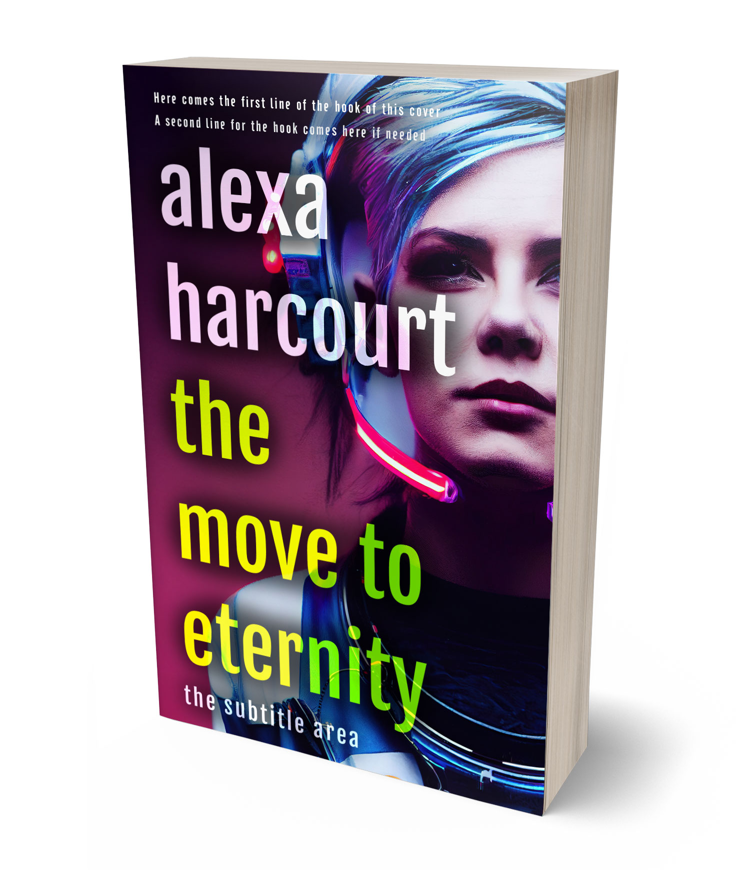 3D view of Cameo #35741 - Premade Science Fiction Book Cover | BookCoverZone*