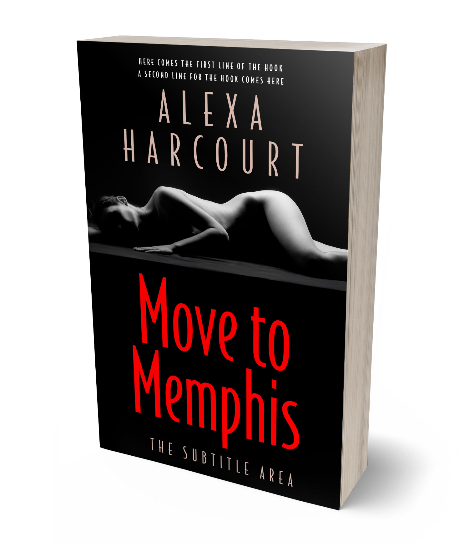 3D view of Mandy #35747 - Premade Abstract Book Cover | BookCoverZone*