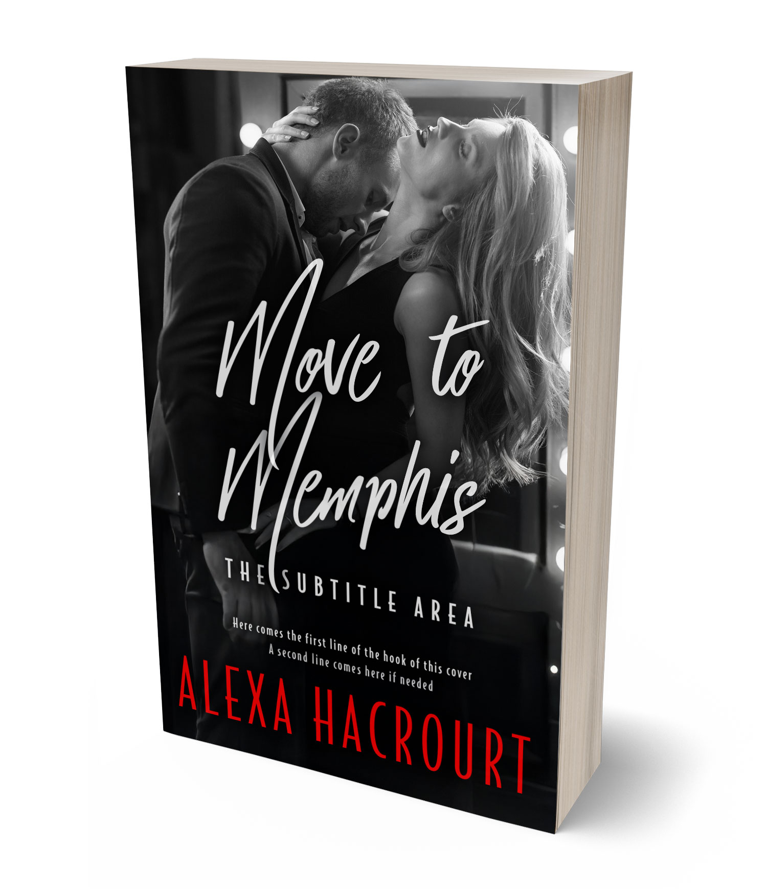 3D view of Cod Gray #35752 - Premade Romance Book Cover | BookCoverZone*