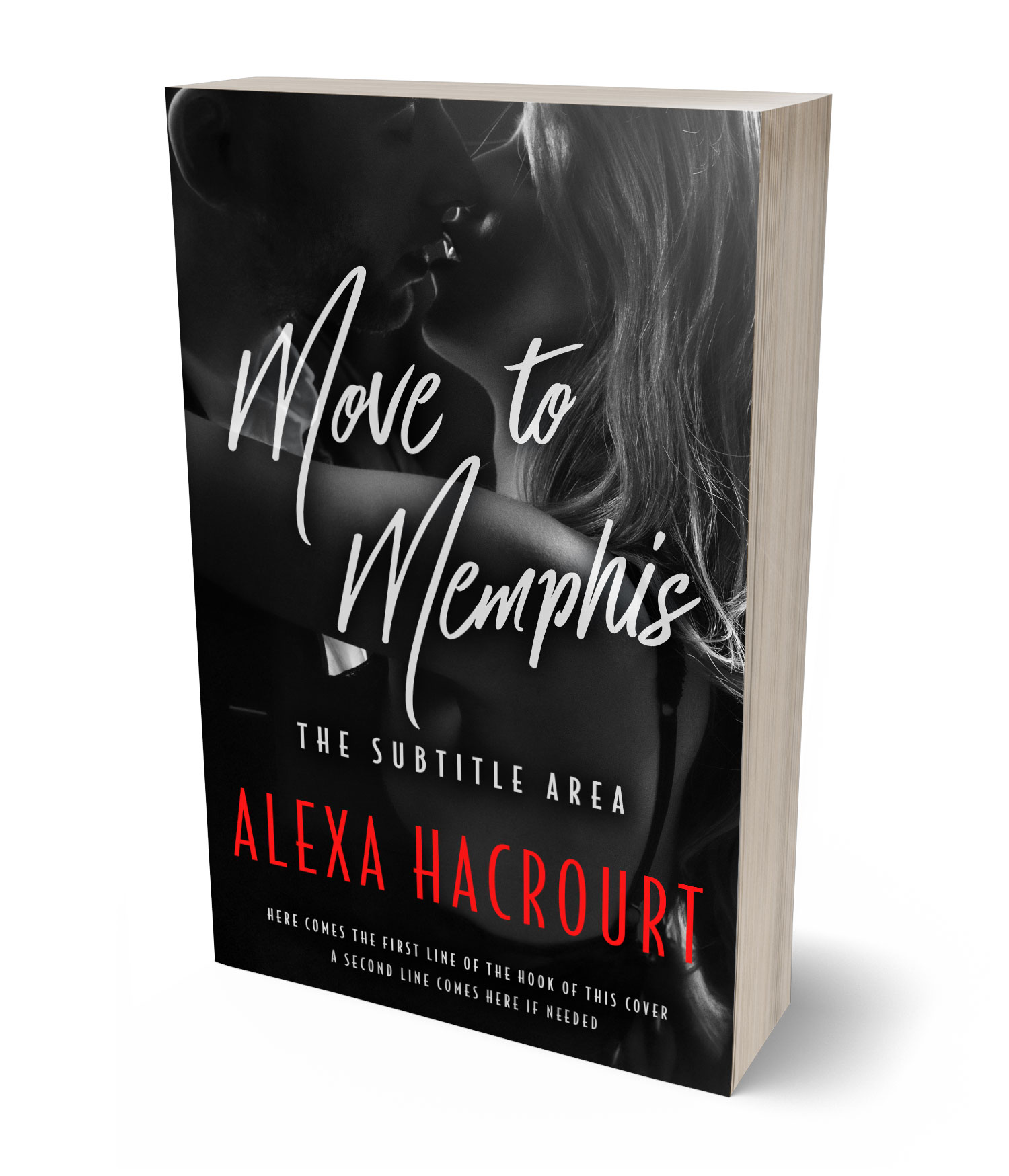 3D view of Cod Gray #35755 - Premade Erotica Book Cover | BookCoverZone*