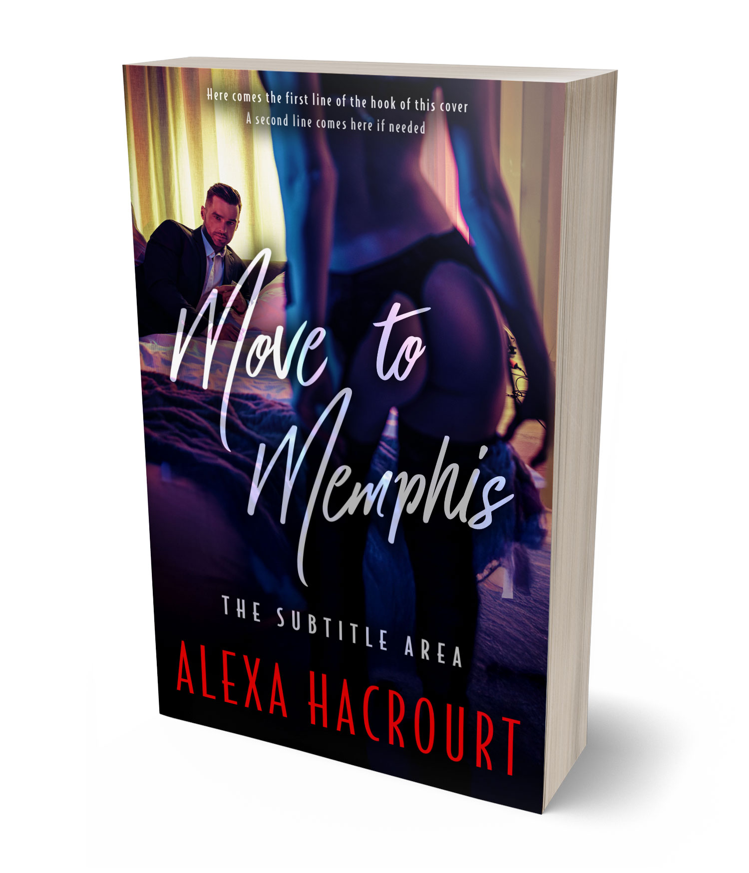 3D view of Oriental Pink #35759 - Premade Erotica Book Cover | BookCoverZone*