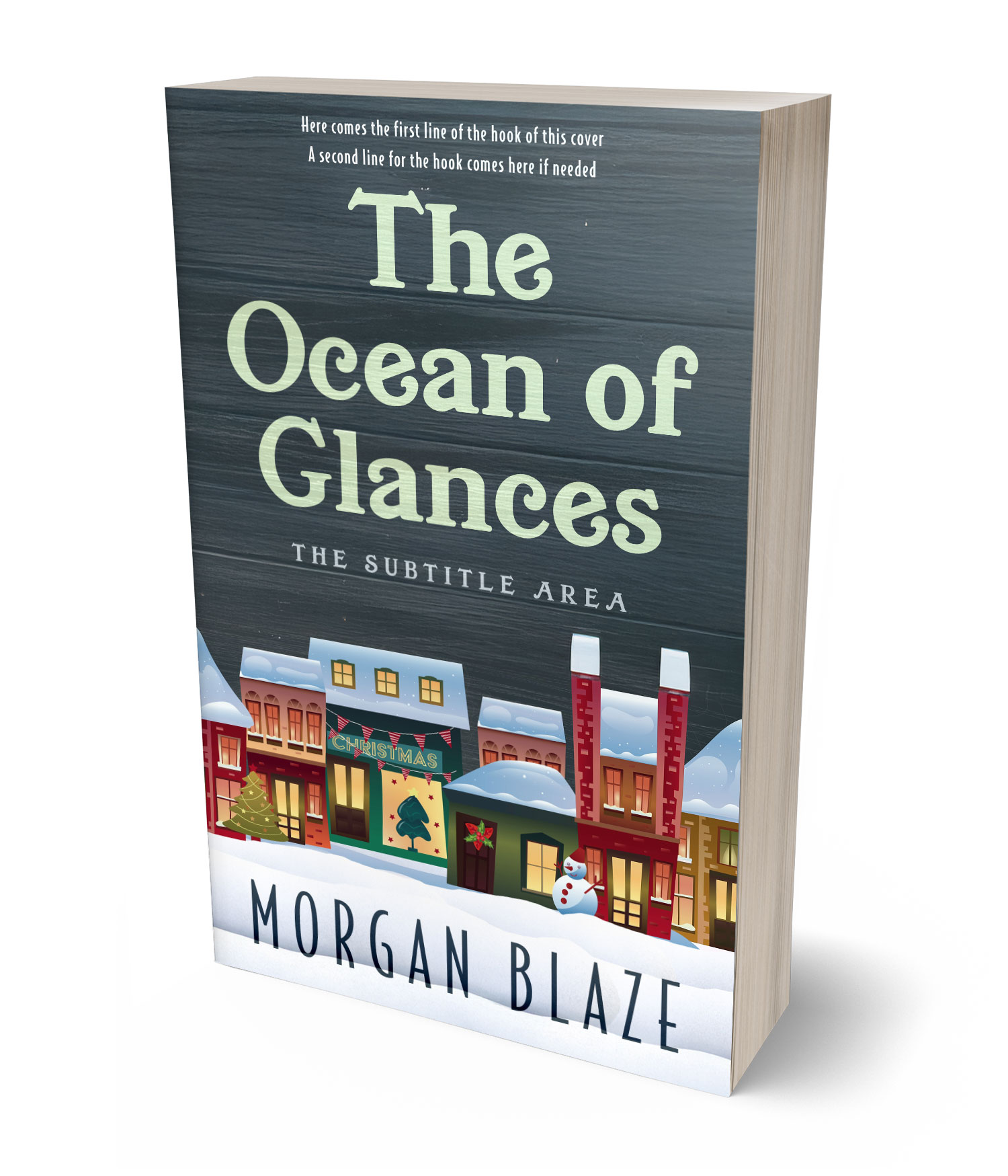 3D view of Mako #35782 - Premade Literary Fiction Book Cover | BookCoverZone*