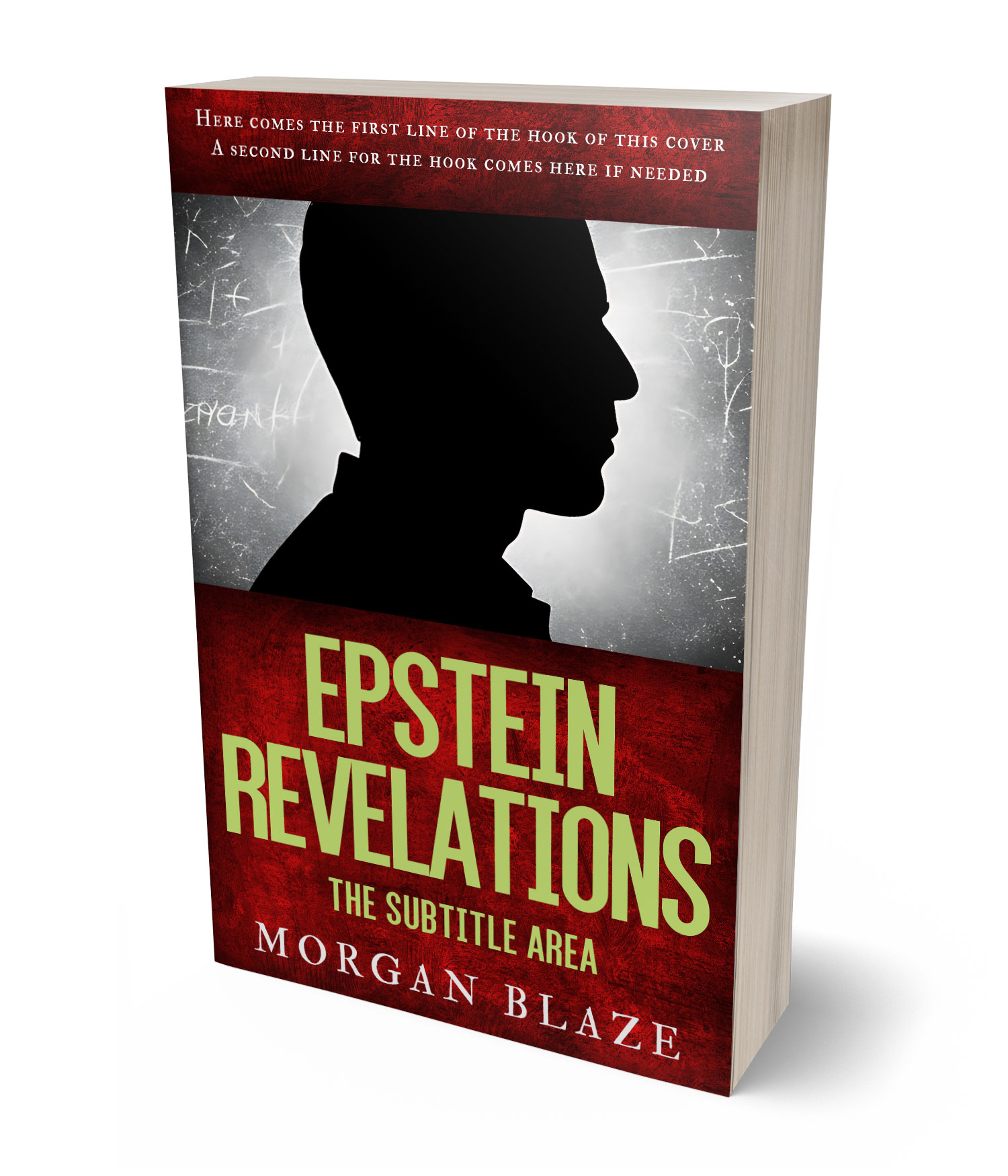 3D view of Premade Politics & Law & Society Book Cover - Paco