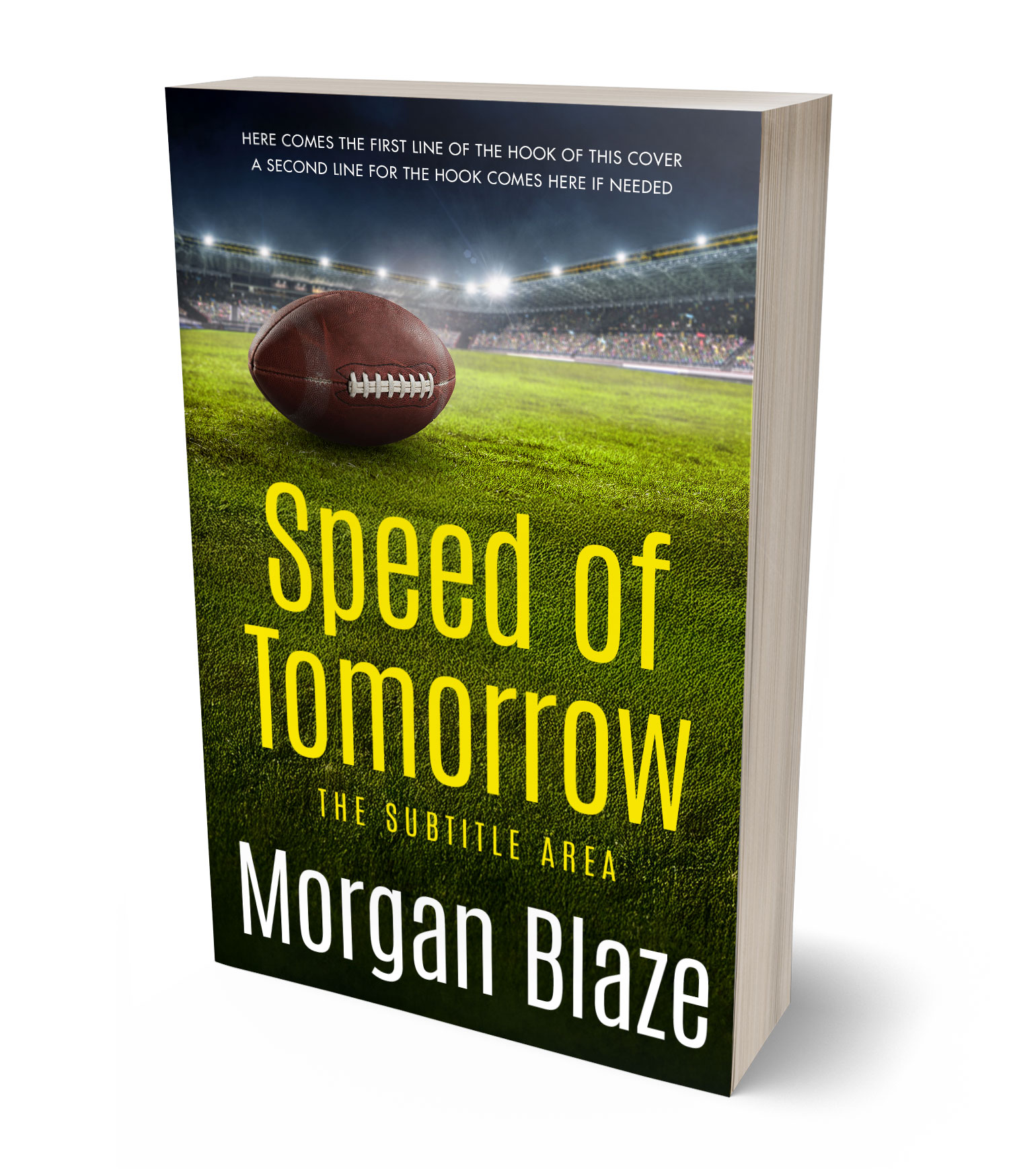 3D view of Black Olive #35802 - Premade Sports & Fitness Book Cover | BookCoverZone*