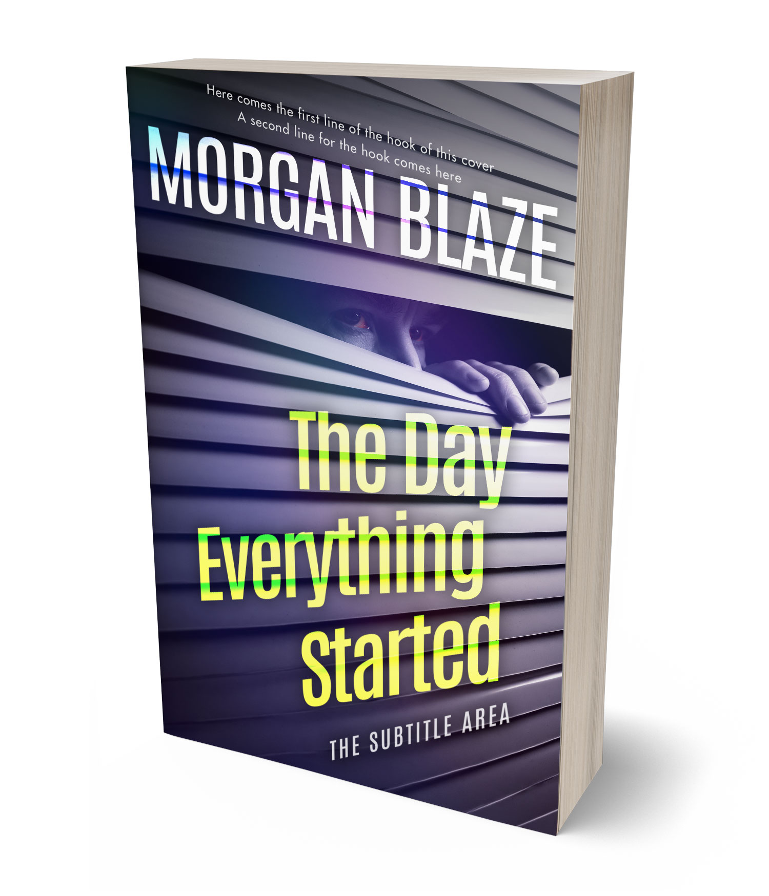 3D view of Martinique #35820 - Premade Mystery & Thriller & Suspense Book Cover | BookCoverZone*