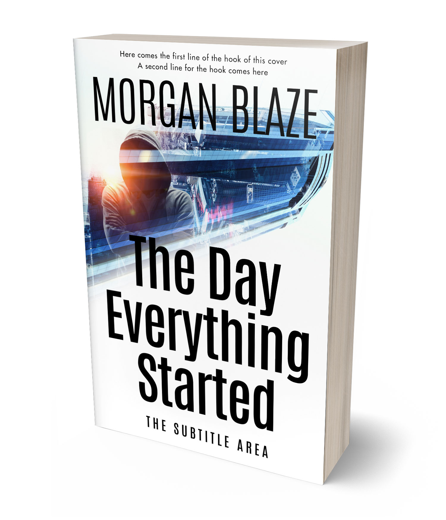 3D view of Mercury #35824 - Premade Mystery & Thriller & Suspense Book Cover | BookCoverZone*