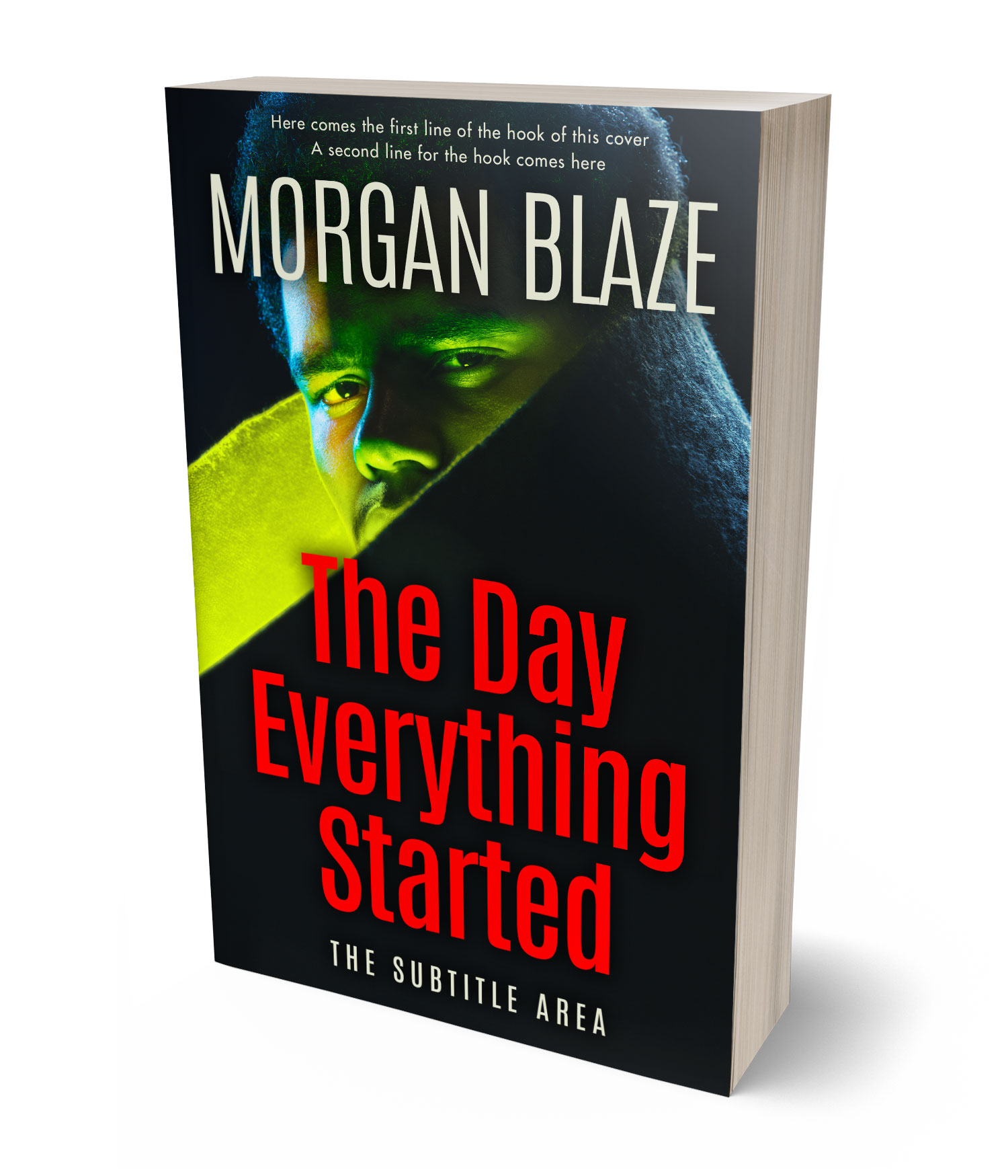 3D view of Hot Cinnamon #35826 - Premade Mystery & Thriller & Suspense Book Cover | BookCoverZone*