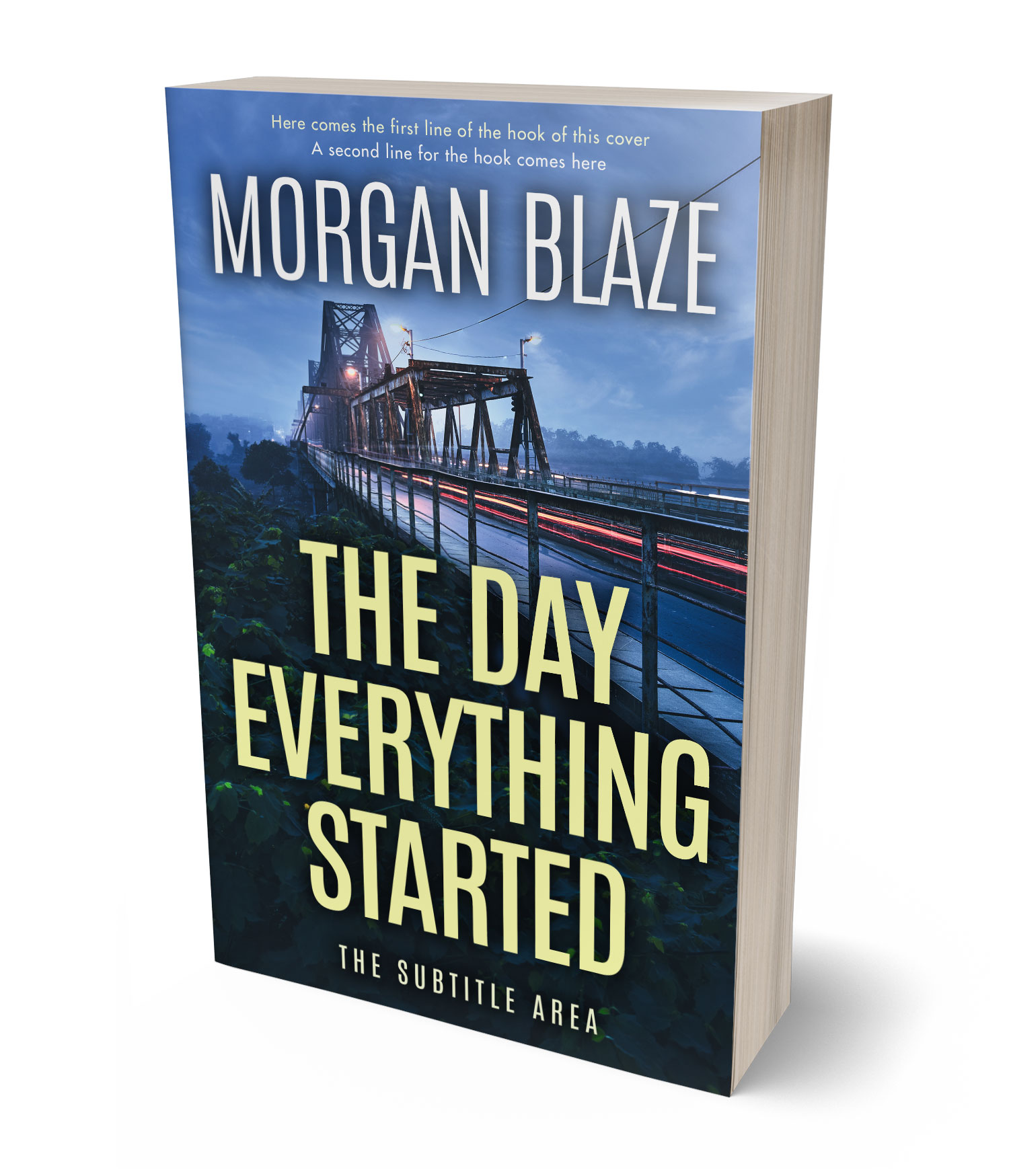 3D view of Beryl Green #35829 - Premade Mystery & Thriller & Suspense Book Cover | BookCoverZone*