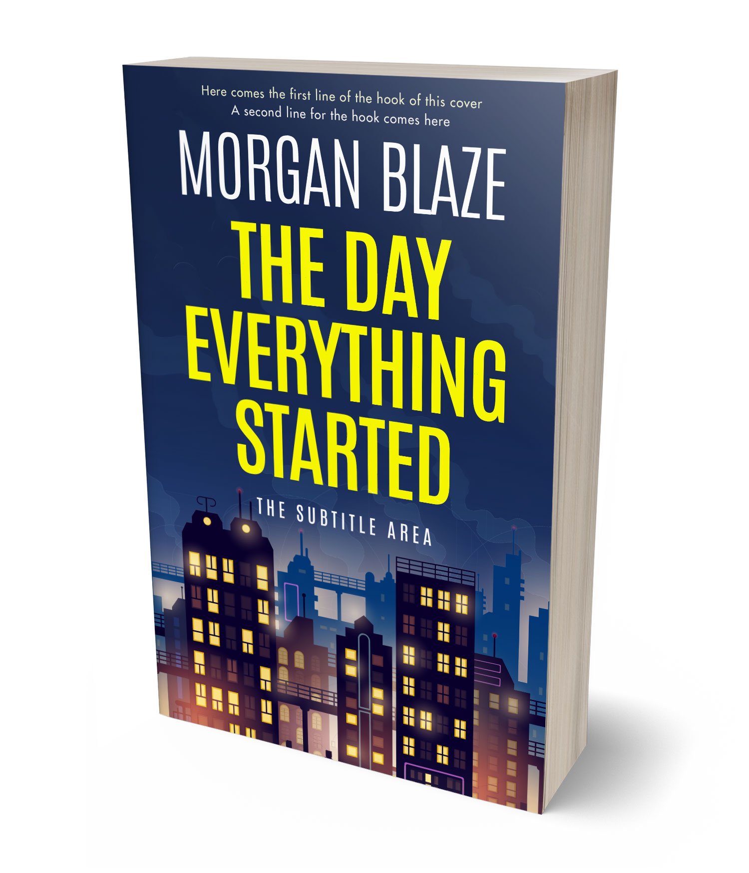 3D view of Cloud Burst #35830 - Premade Mystery & Thriller & Suspense Book Cover | BookCoverZone*