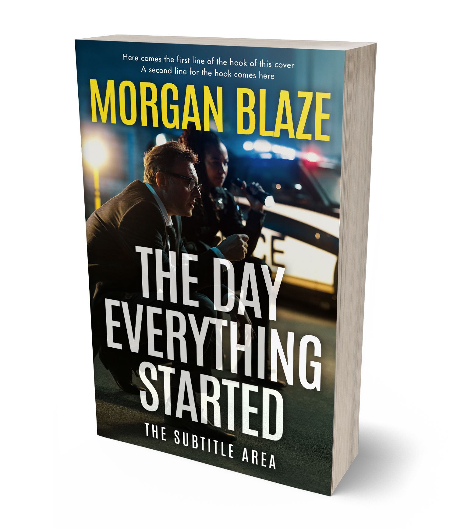 3D view of Sapling #35841 - Premade Mystery & Thriller & Suspense Book Cover | BookCoverZone*