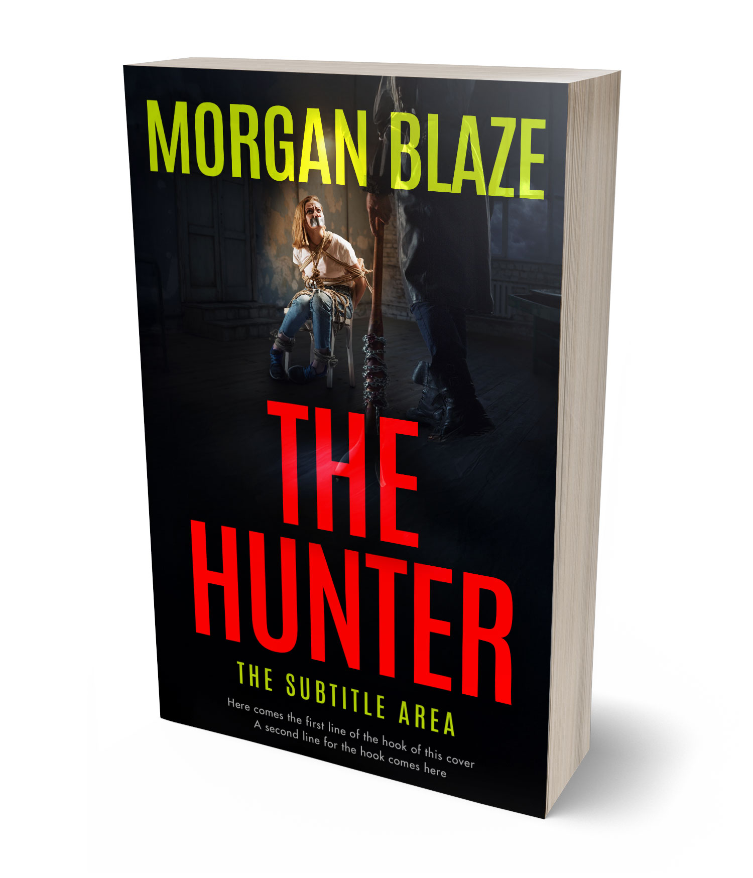 3D view of Premade Horror Book Cover - Pomegranate