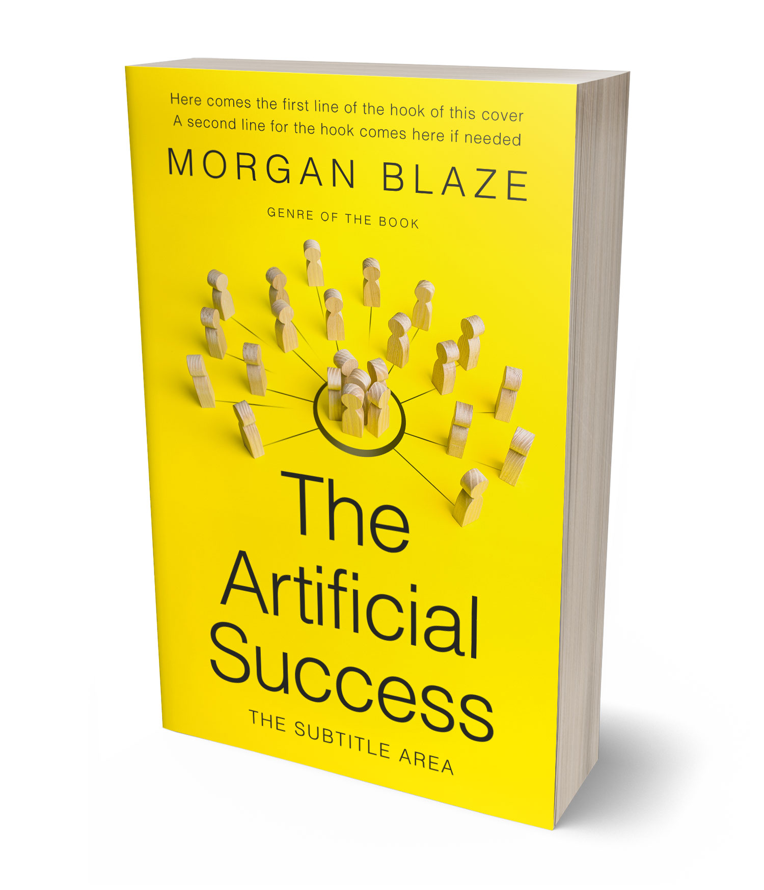 3D view of Premade Business Book Cover - Turbo