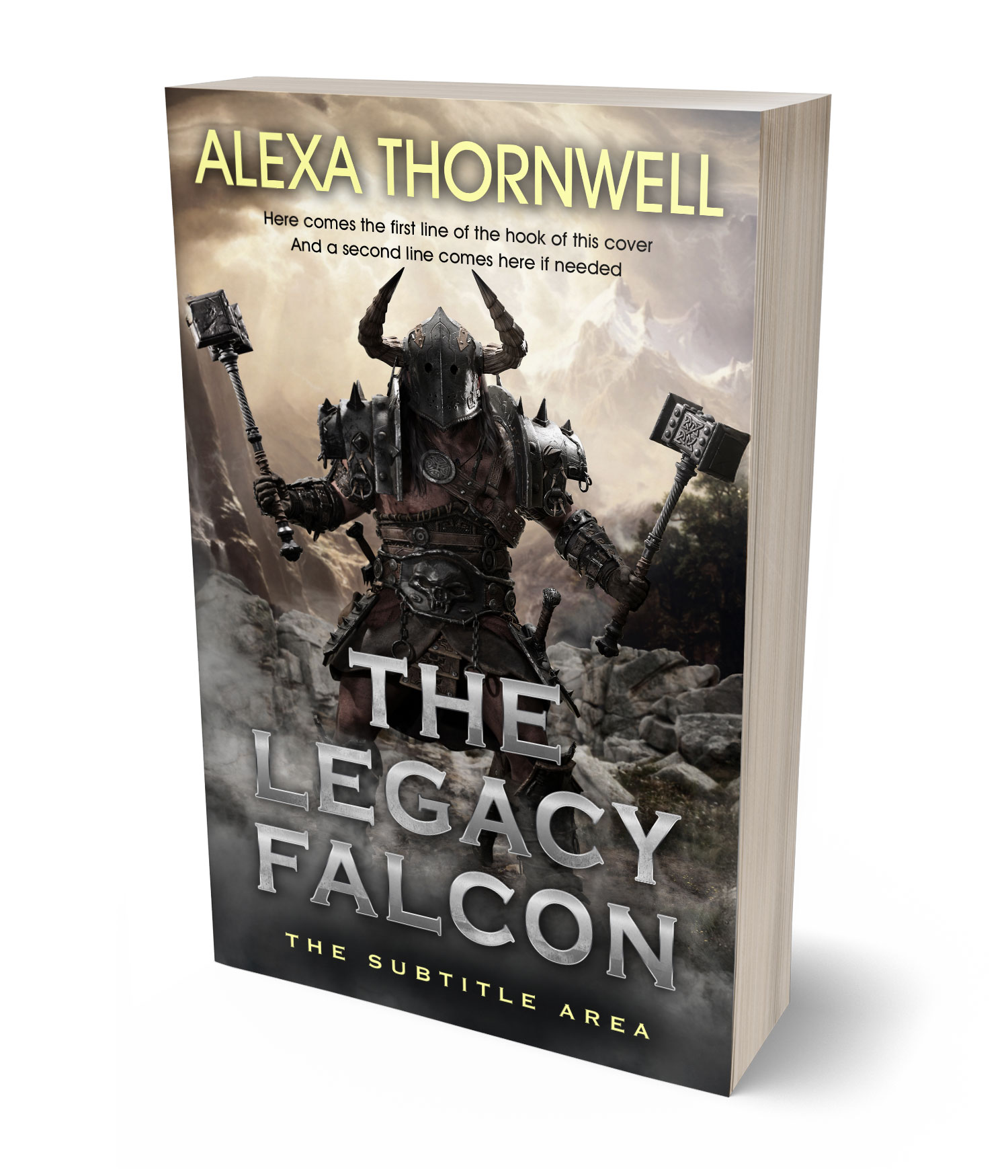 3D view of Custom & Premade Fantasy Book Cover - Dune #35948 | BookCoverZone*