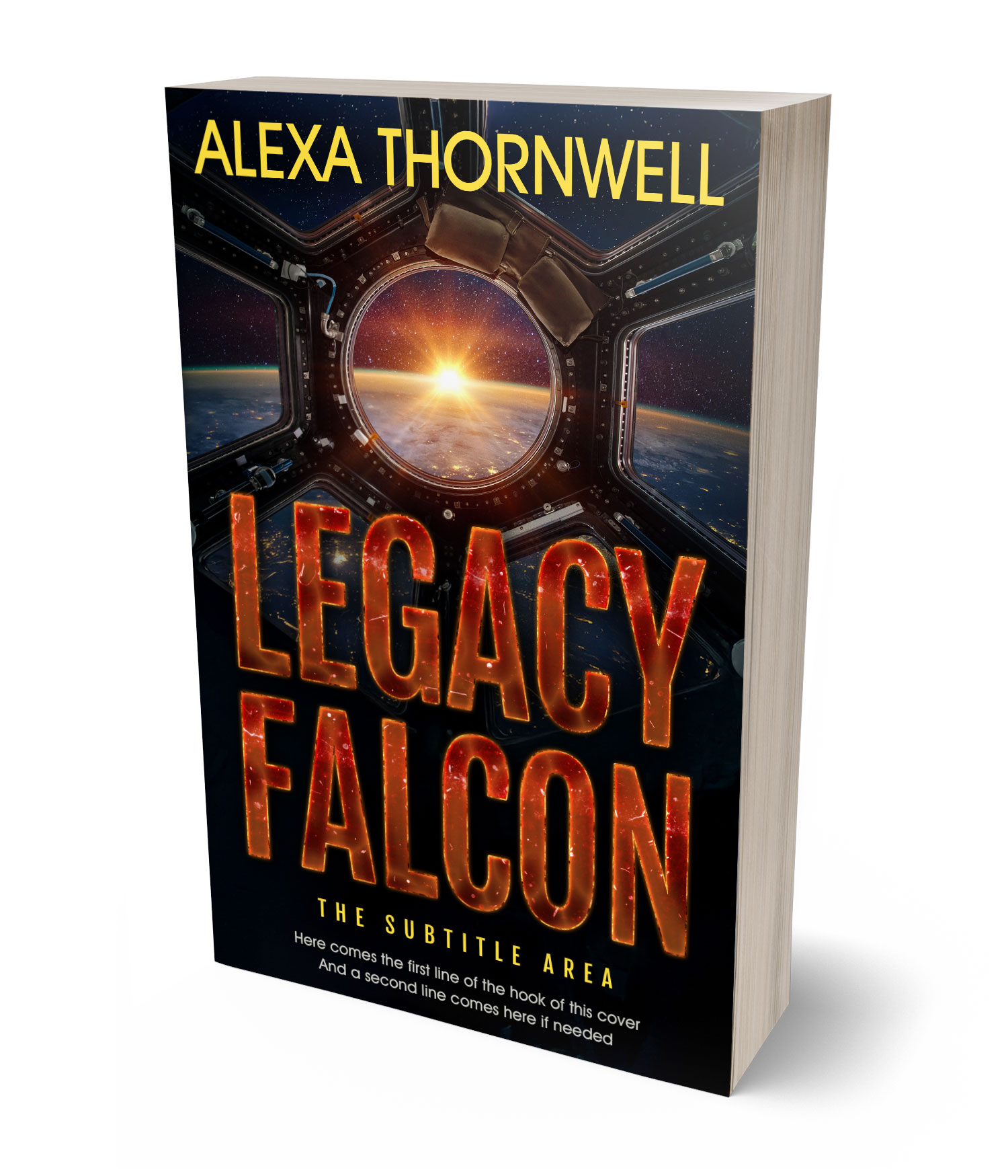 3D view of Custom & Premade Science Fiction Book Cover - Copper #35969 | BookCoverZone*