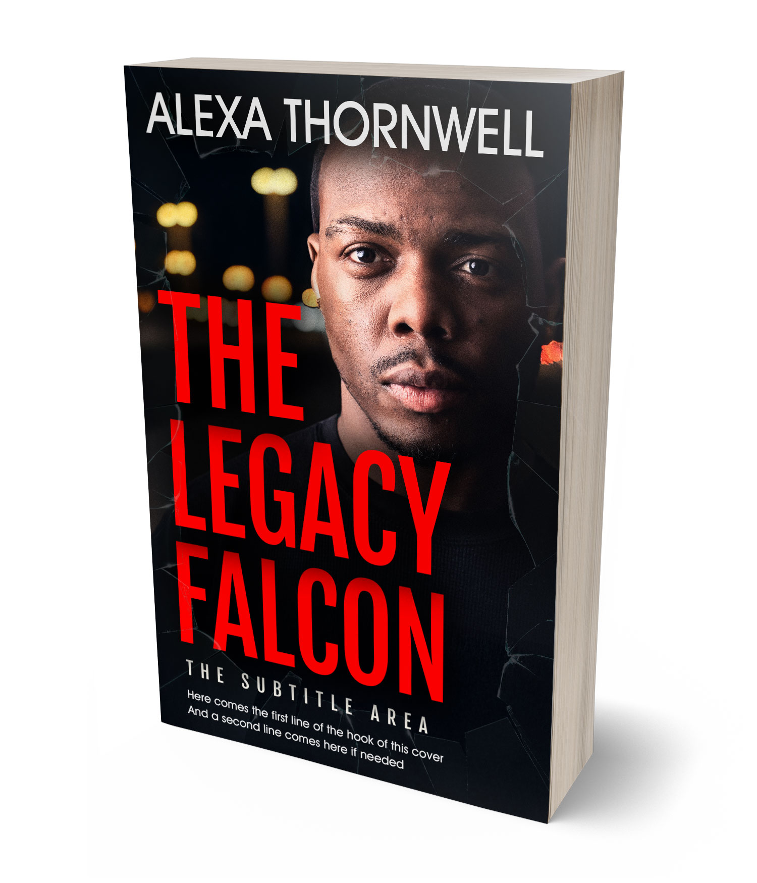 3D view of Custom & Premade Mystery & Thriller & Suspense Book Cover - Woodsmoke #35981 | BookCoverZone*