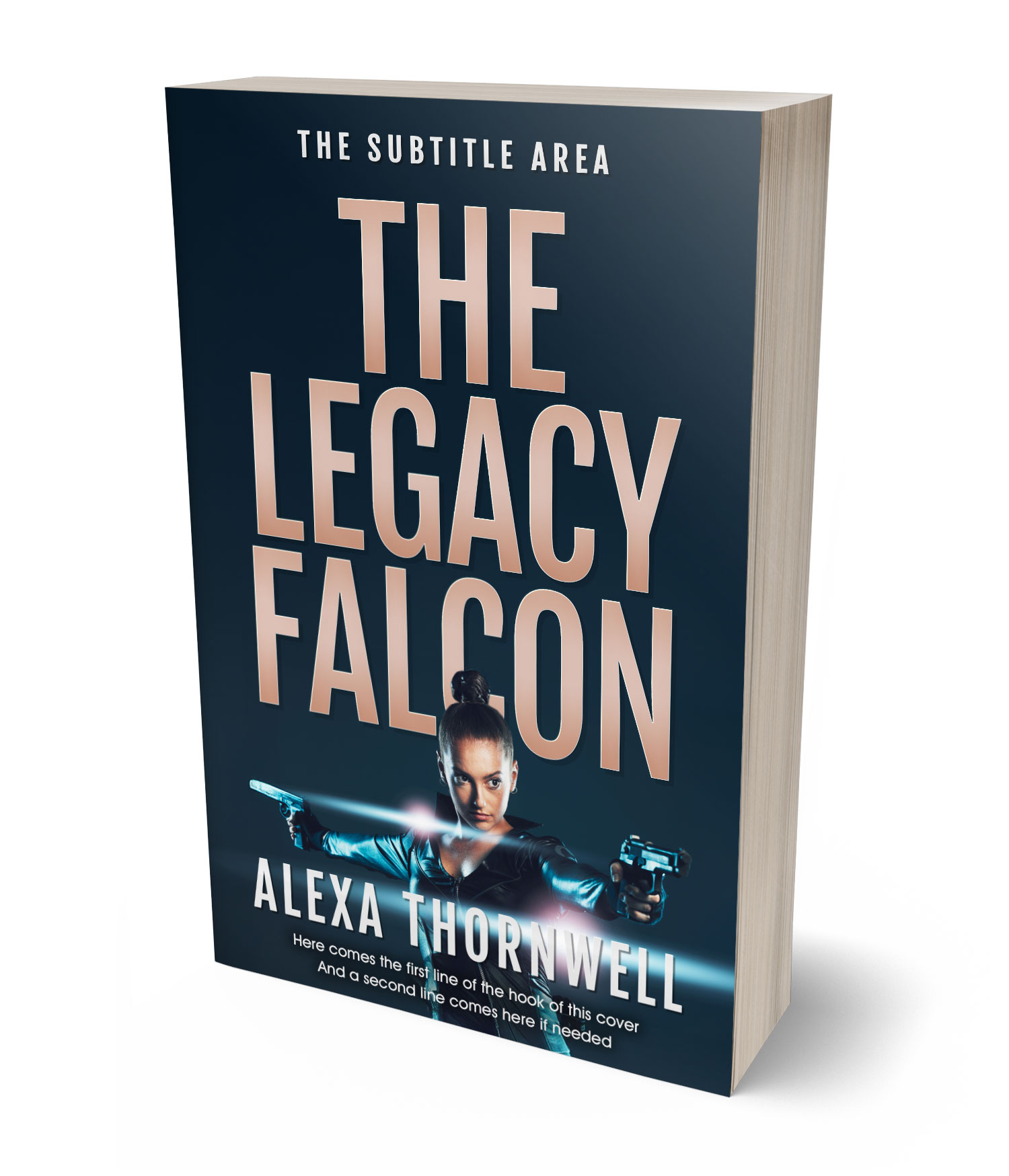 3D view of Custom & Premade Mystery & Thriller & Suspense Book Cover - Clam Shell #35984 | BookCoverZone*