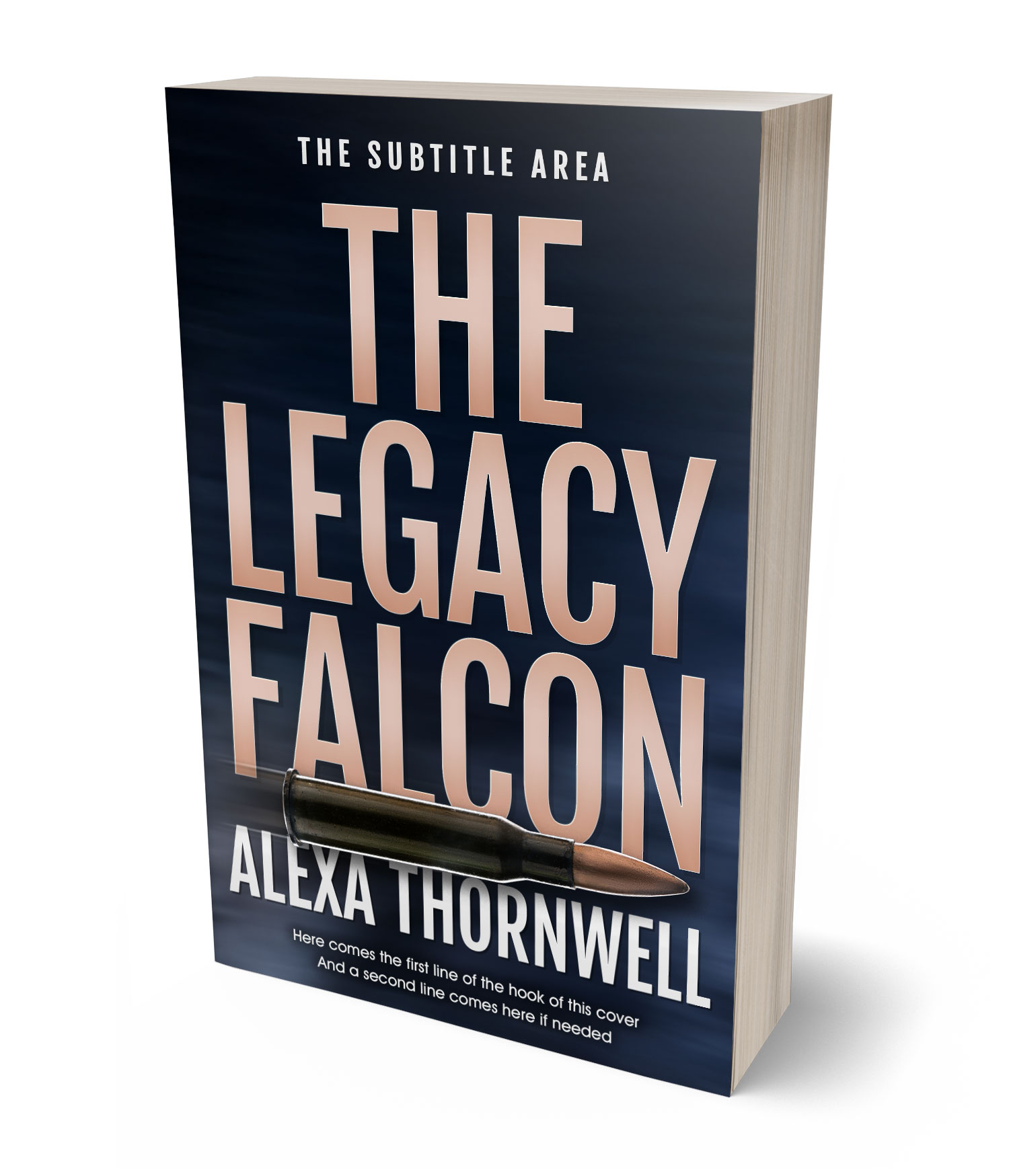 3D view of Custom & Premade Mystery & Thriller & Suspense Book Cover - Mirage #35988 | BookCoverZone*