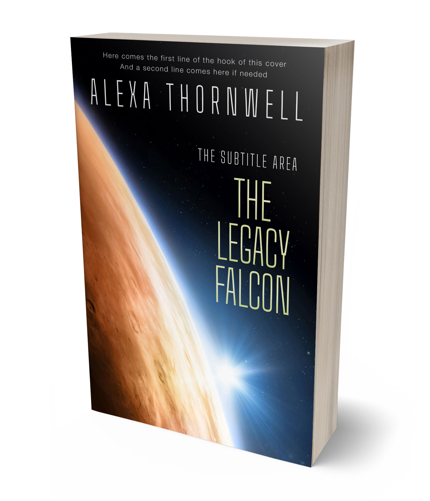 3D view of Custom & Premade Science Fiction Book Cover - Baltic Sea #36018 | BookCoverZone*