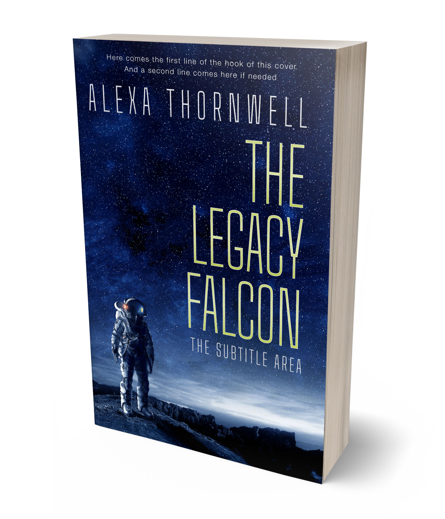 3D view of Custom & Premade Science Fiction Book Cover - Black Pearl #36019 | BookCoverZone*