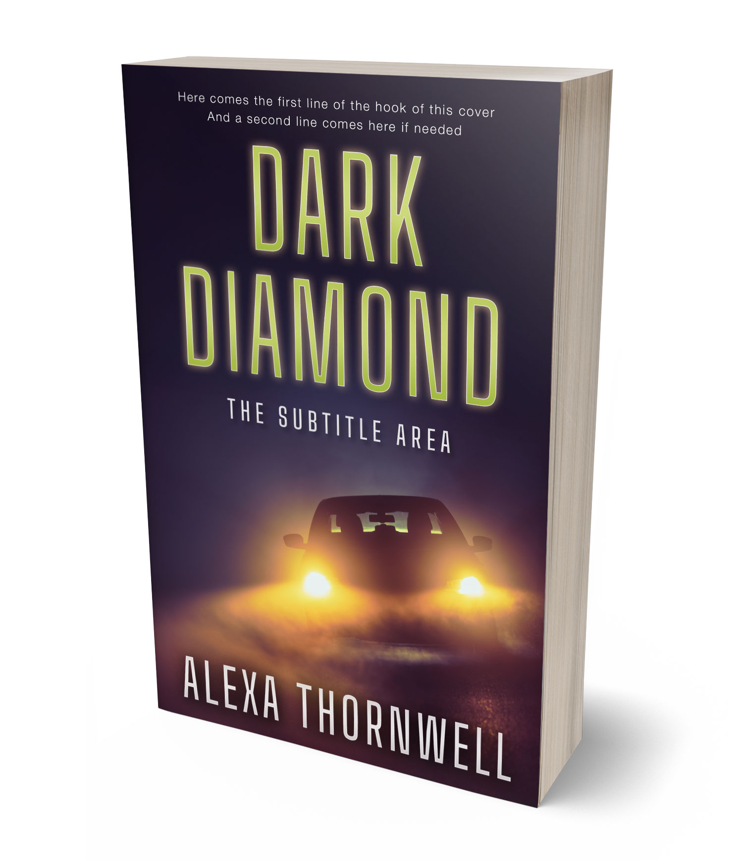 3D view of Custom & Premade Mystery & Thriller & Suspense Book Cover - Bleached Cedar #36031 | BookCoverZone*