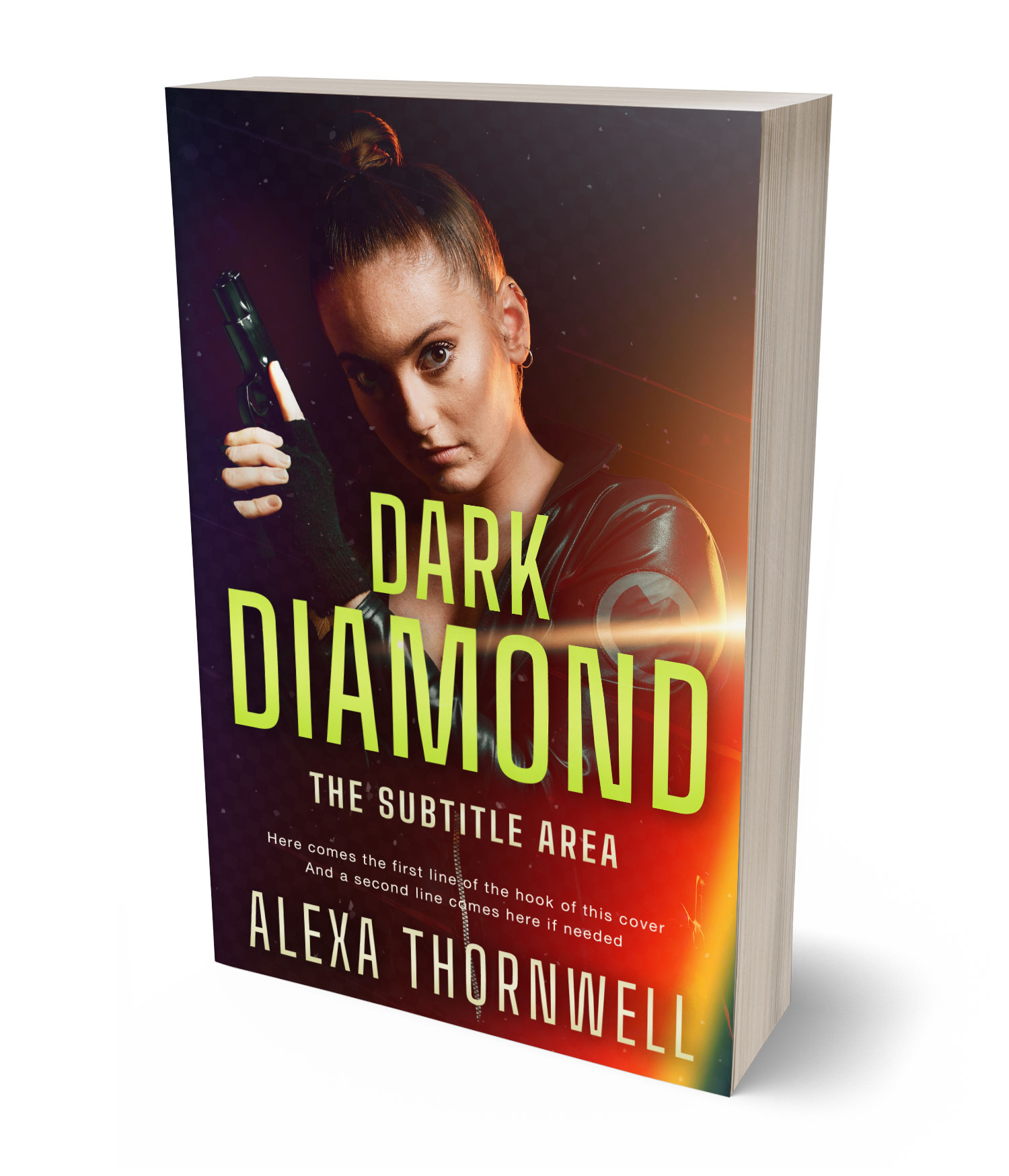 3D view of Custom & Premade Mystery & Thriller & Suspense Book Cover - Chenin #36036 | BookCoverZone*