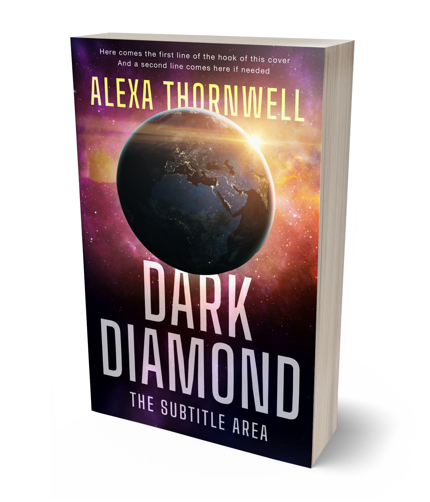 3D view of Custom & Premade Science Fiction Book Cover - Cameo #36044 | BookCoverZone*