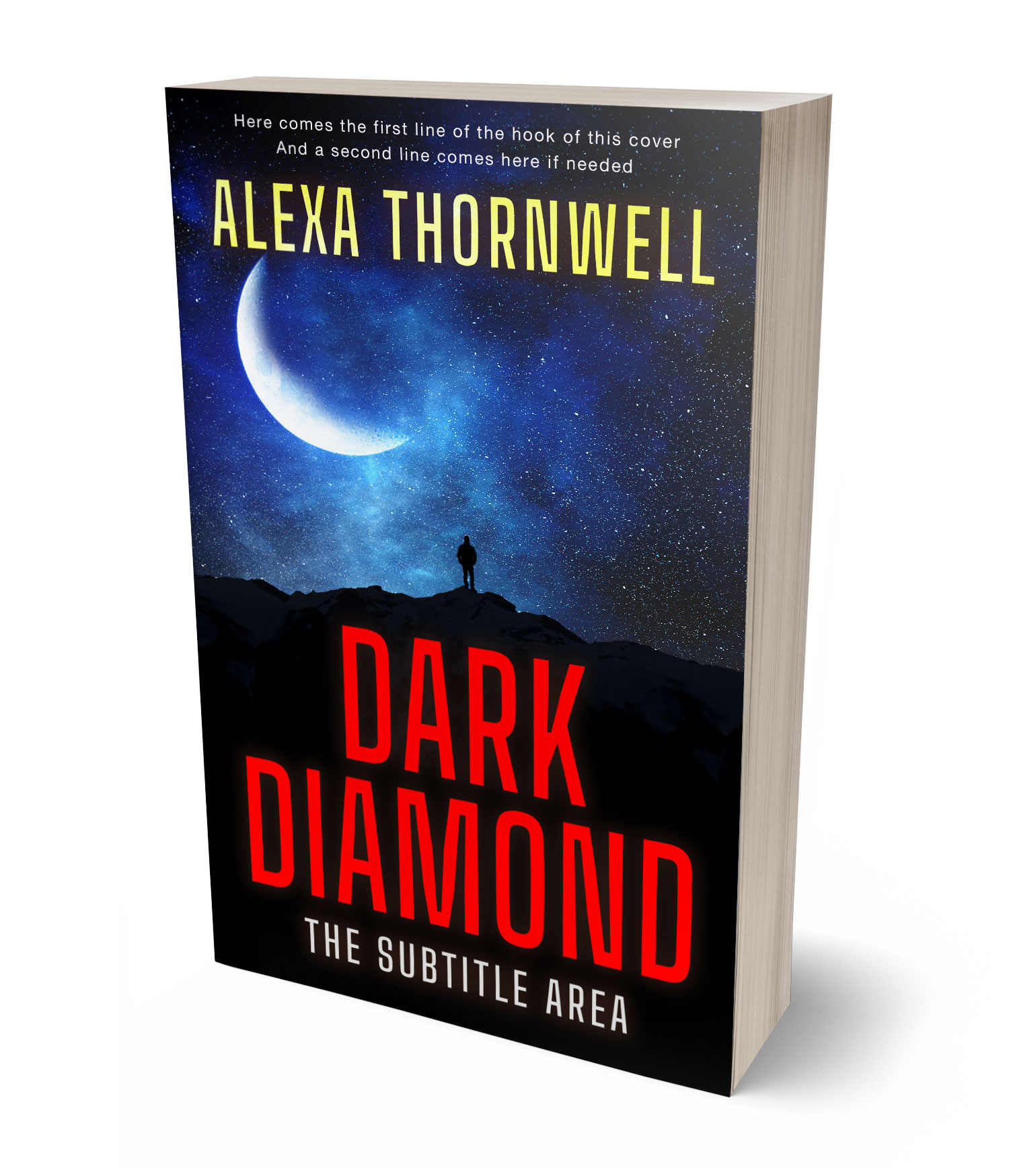 3D view of Custom & Premade Mystery & Thriller & Suspense Book Cover - Vulcan #36046 | BookCoverZone*