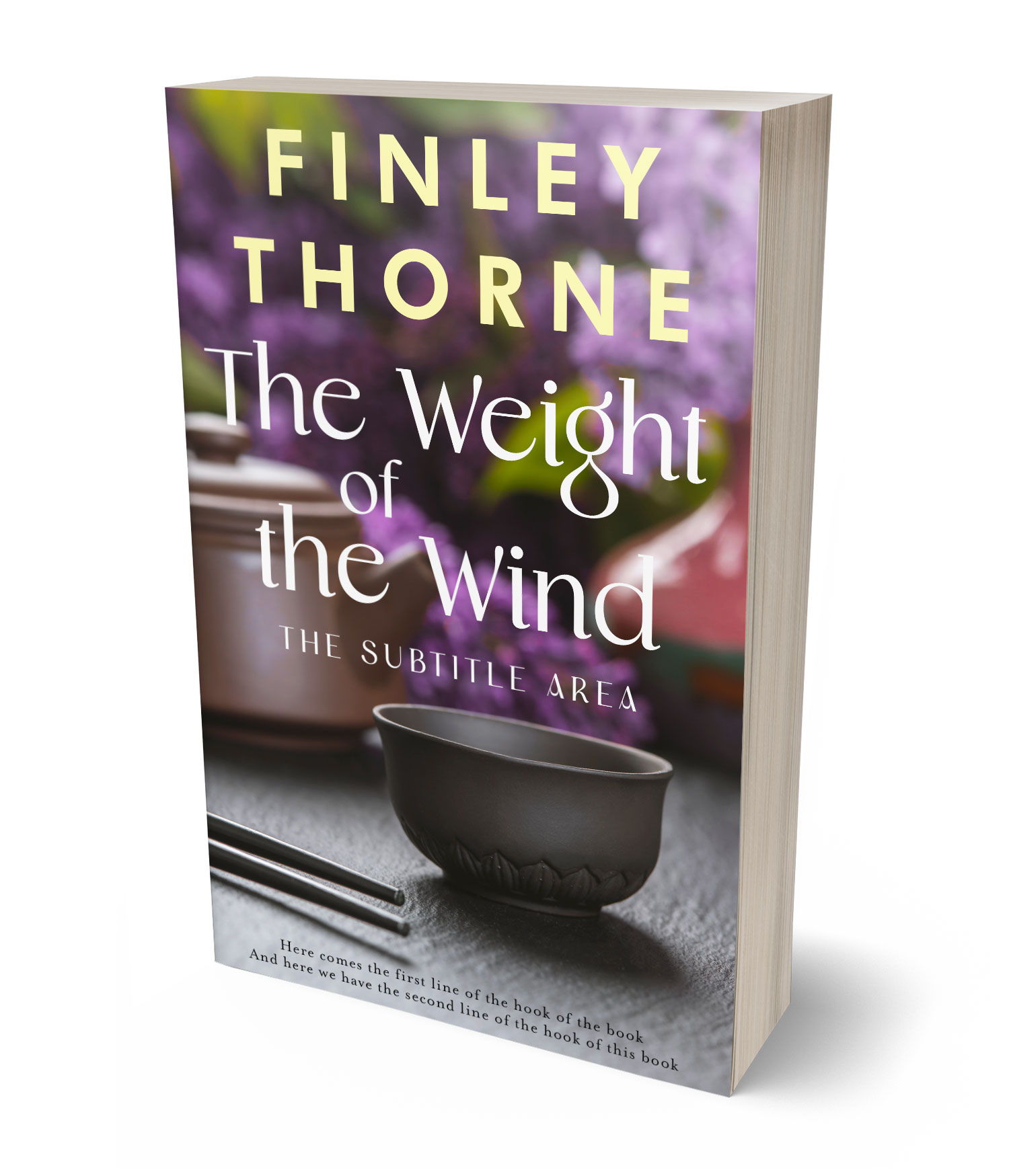 3D view of Custom & Premade Literary Fiction Book Cover - Matterhorn #36072 | BookCoverZone*