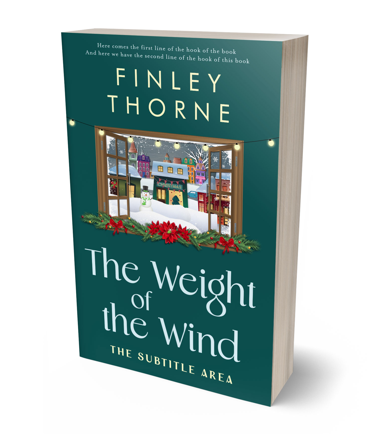 3D view of Custom & Premade Literary Fiction Book Cover - Elephant #36082 | BookCoverZone*