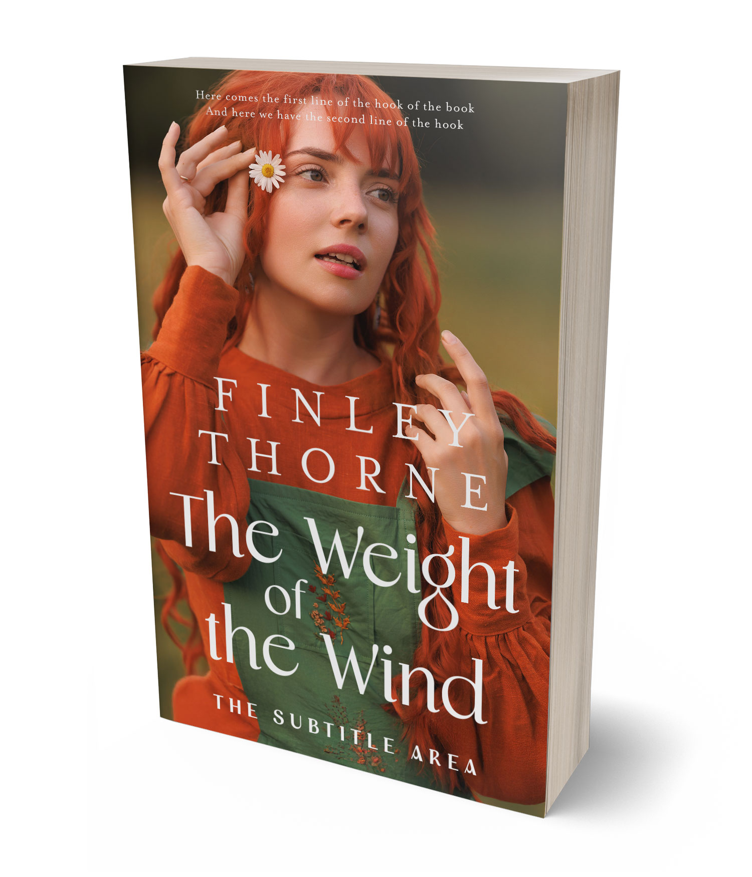 3D view of Custom & Premade Historical Book Cover - Nutmeg #36088 | BookCoverZone*