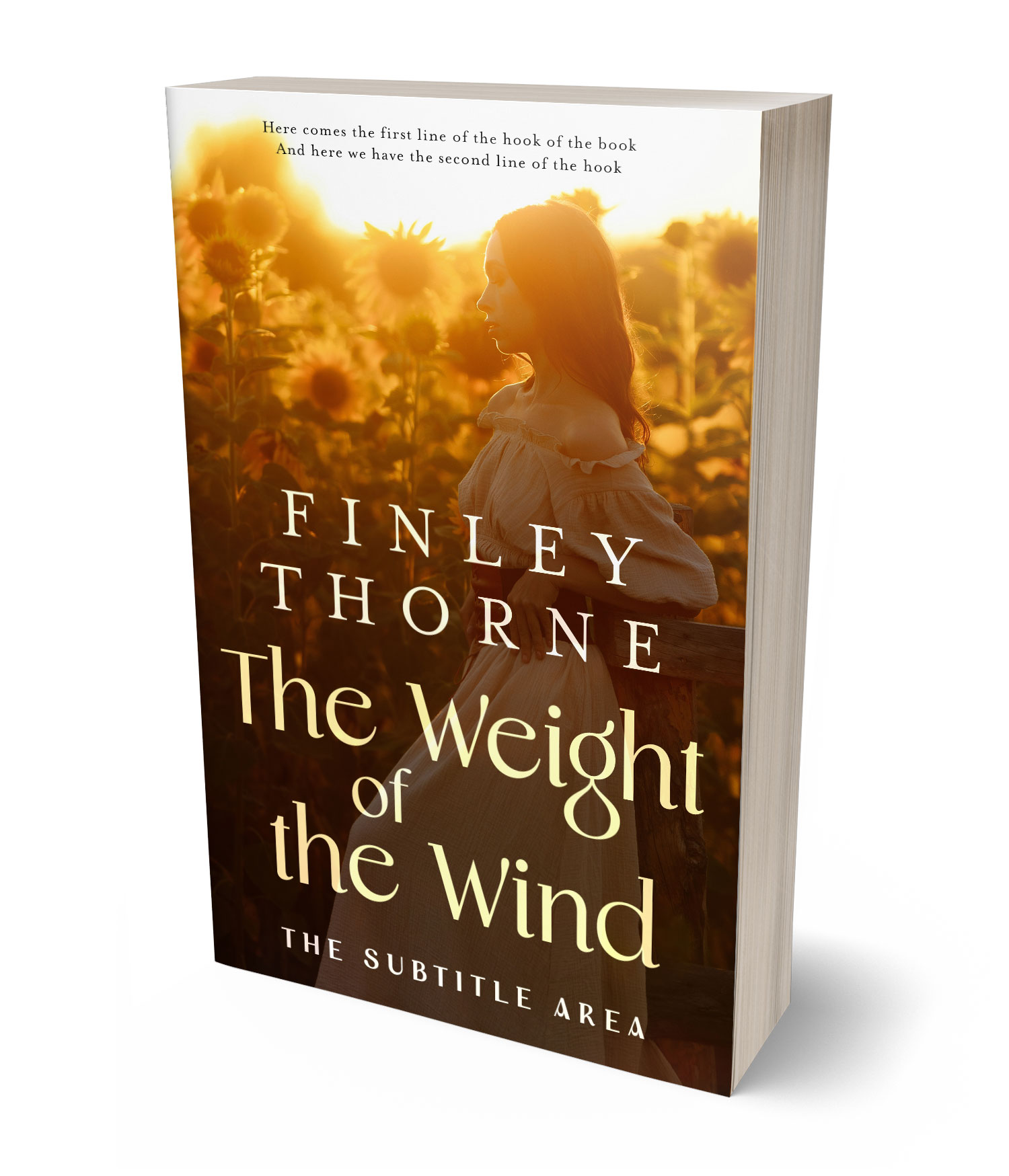 3D view of Custom & Premade Romance Book Cover - Van Cleef #36089 | BookCoverZone*