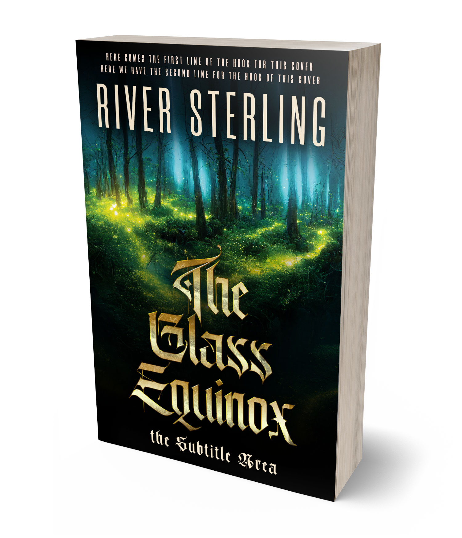 3D view of Custom & Premade Fantasy Book Cover - Yuma #36107 | BookCoverZone*