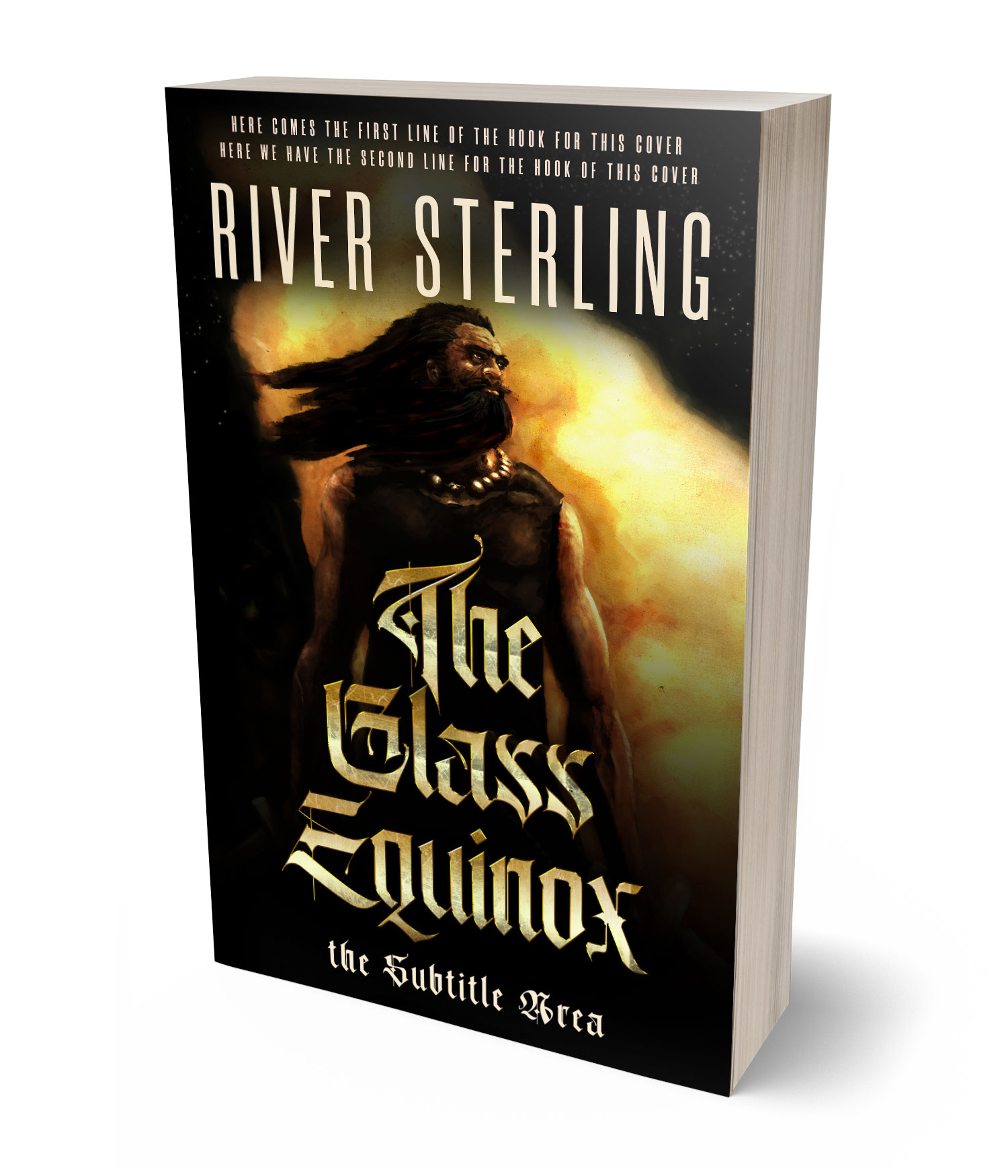 3D view of Custom & Premade Fantasy Book Cover - Eternity #36112 | BookCoverZone*