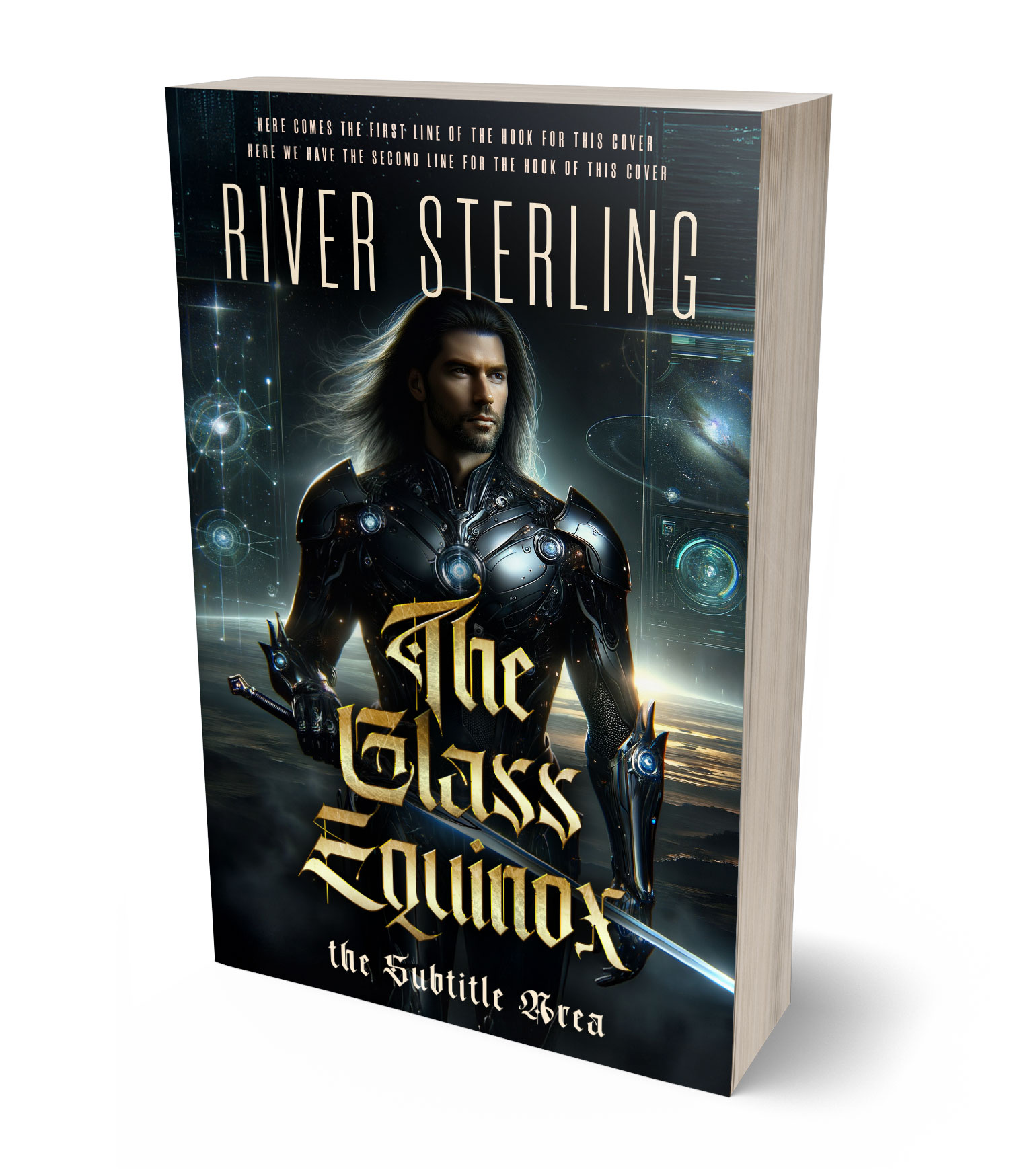 3D view of Custom & Premade Science Fiction Book Cover - Bunker #36116 | BookCoverZone*