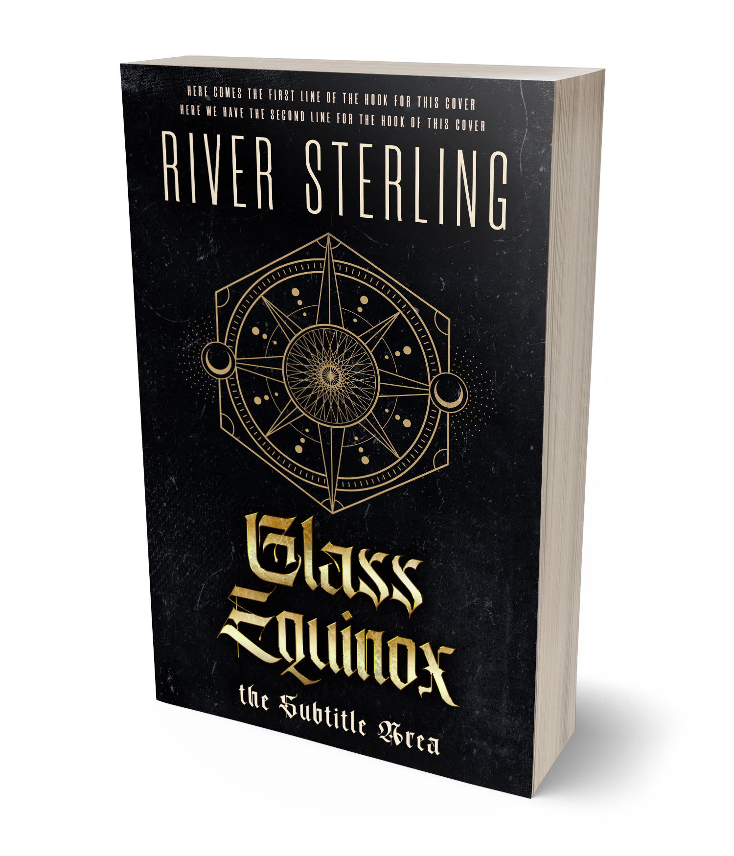 3D view of Custom & Premade Fantasy Book Cover - Woodsmoke #36118 | BookCoverZone*