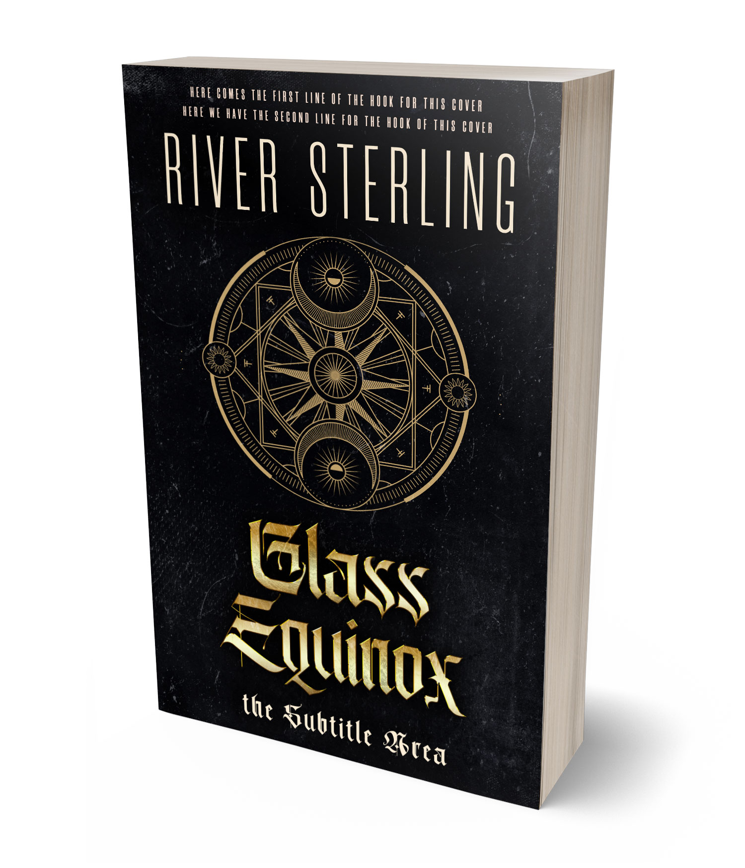 3D view of Custom & Premade Fantasy Book Cover - Woodsmoke #36120 | BookCoverZone*