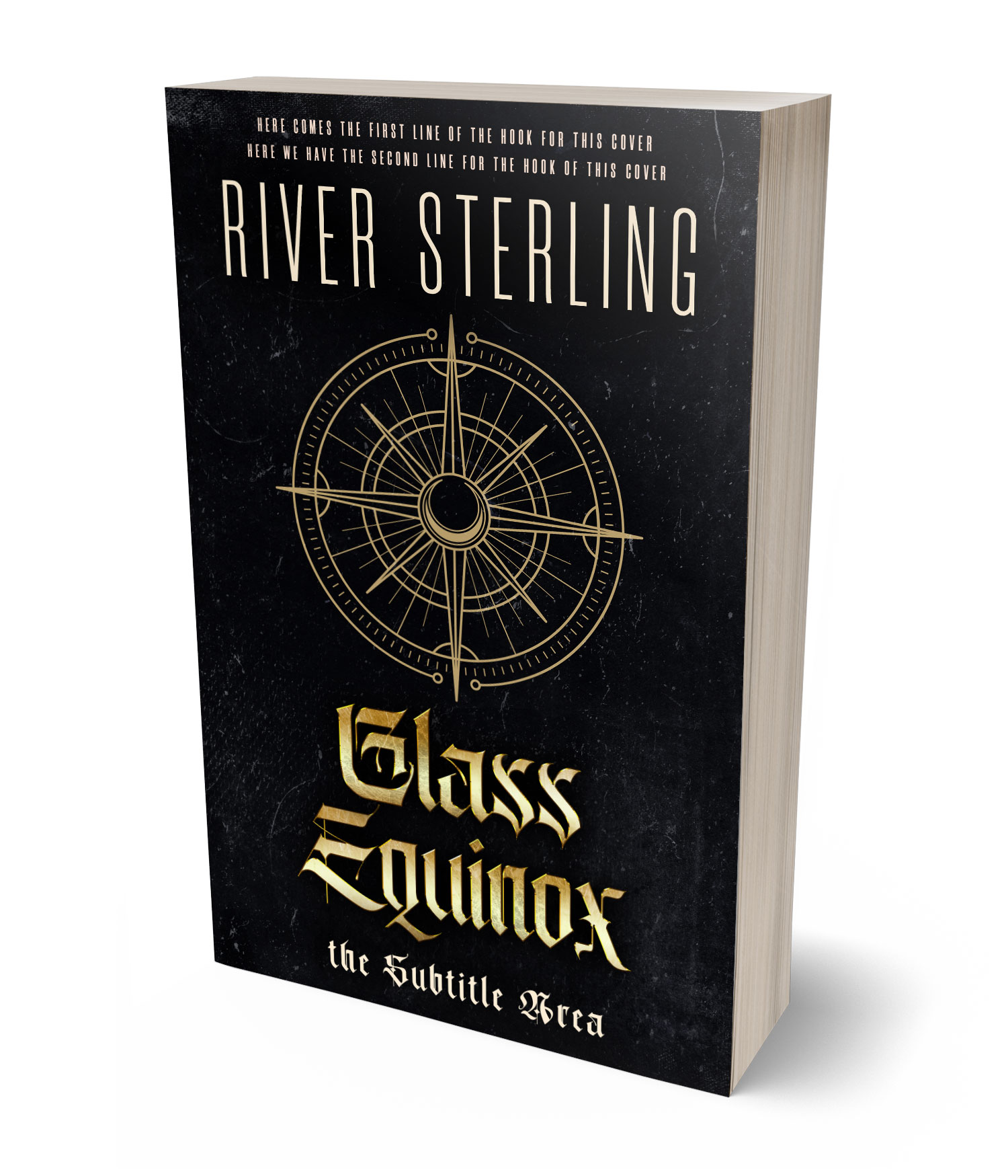 3D view of Custom & Premade Fantasy Book Cover - Woodsmoke #36121 | BookCoverZone*