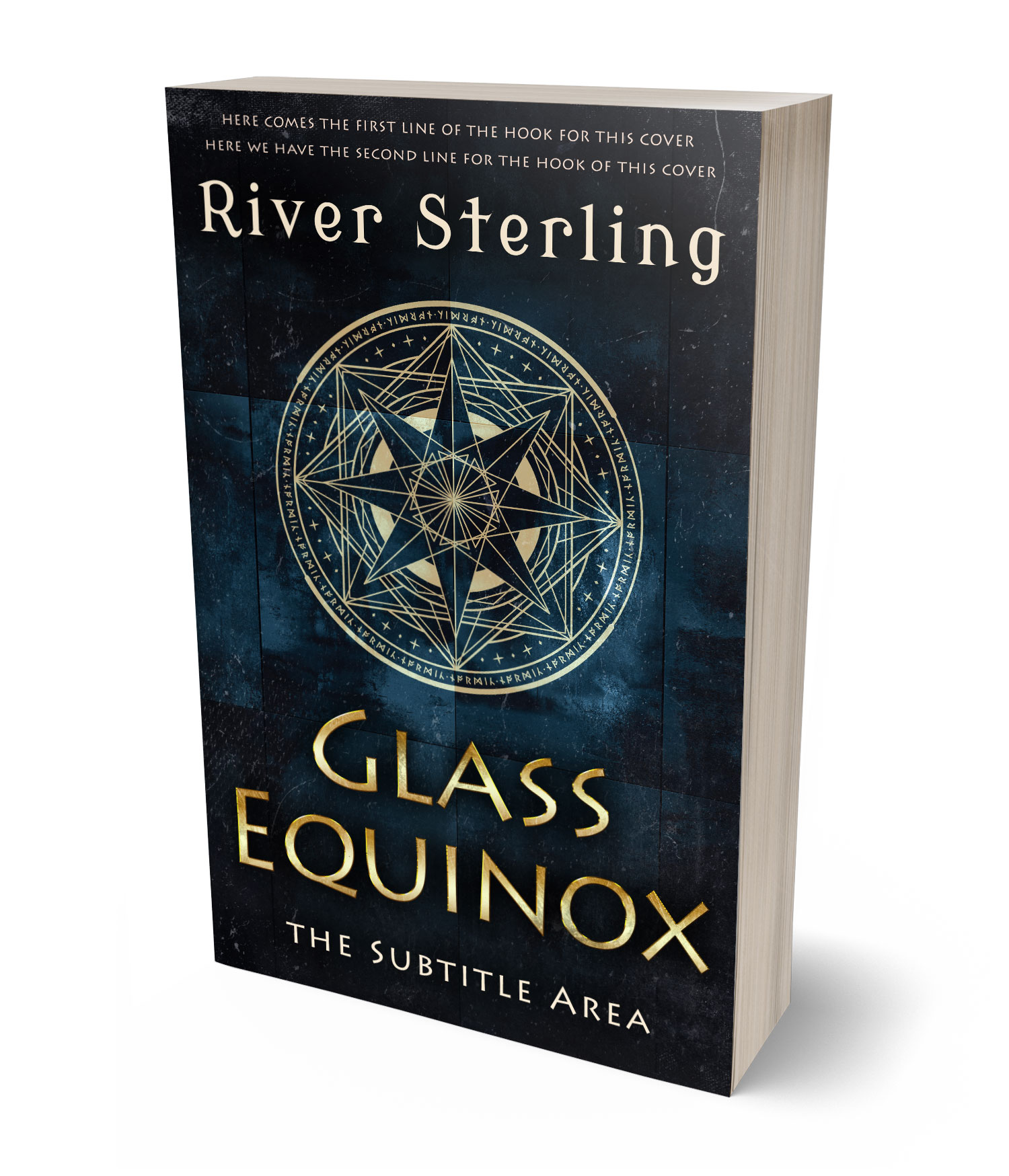 3D view of Custom & Premade Fantasy Book Cover - Bunker #36122 | BookCoverZone*