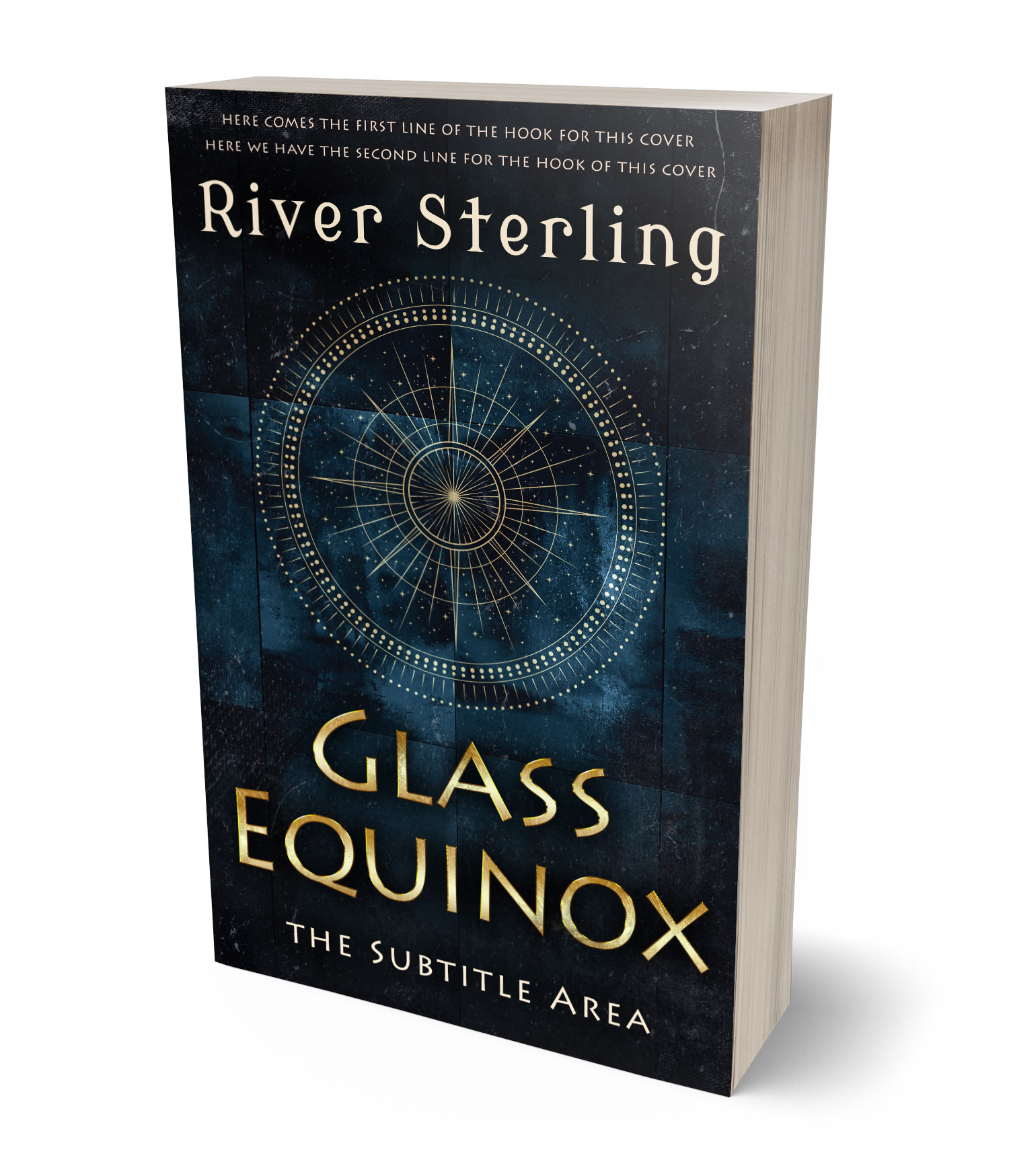 3D view of Custom & Premade Fantasy Book Cover - Bunker #36123 | BookCoverZone*