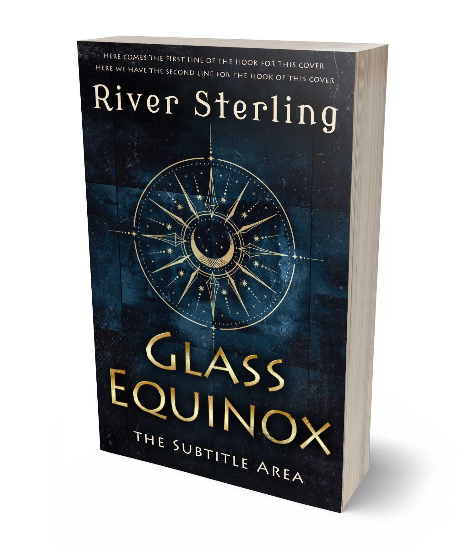 3D view of Custom & Premade Fantasy Book Cover - Bunker #36124 | BookCoverZone*