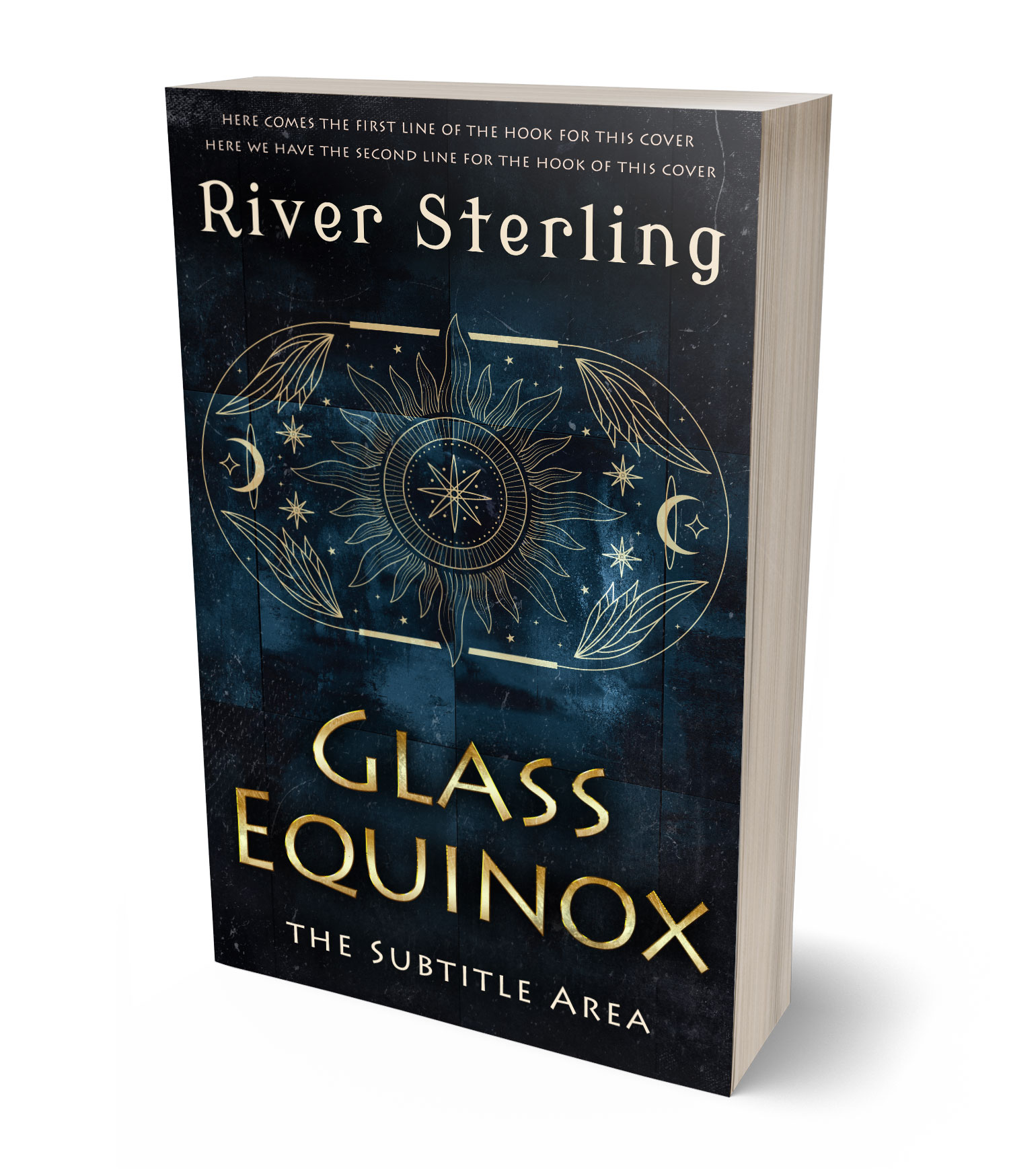 3D view of Custom & Premade Fantasy Book Cover - Bunker #36125 | BookCoverZone*