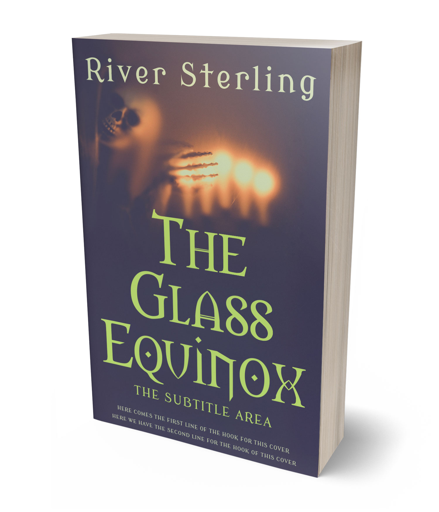 3D view of Custom & Premade Horror Book Cover - Gun Powder #36131 | BookCoverZone*