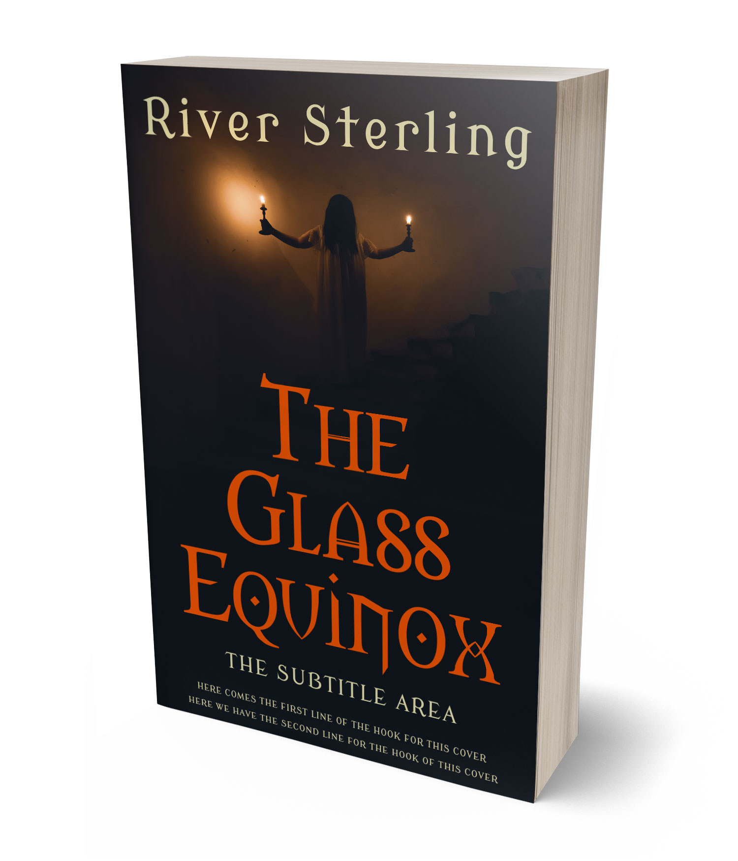 3D view of Custom & Premade Horror Book Cover - Baltic Sea #36134 | BookCoverZone*