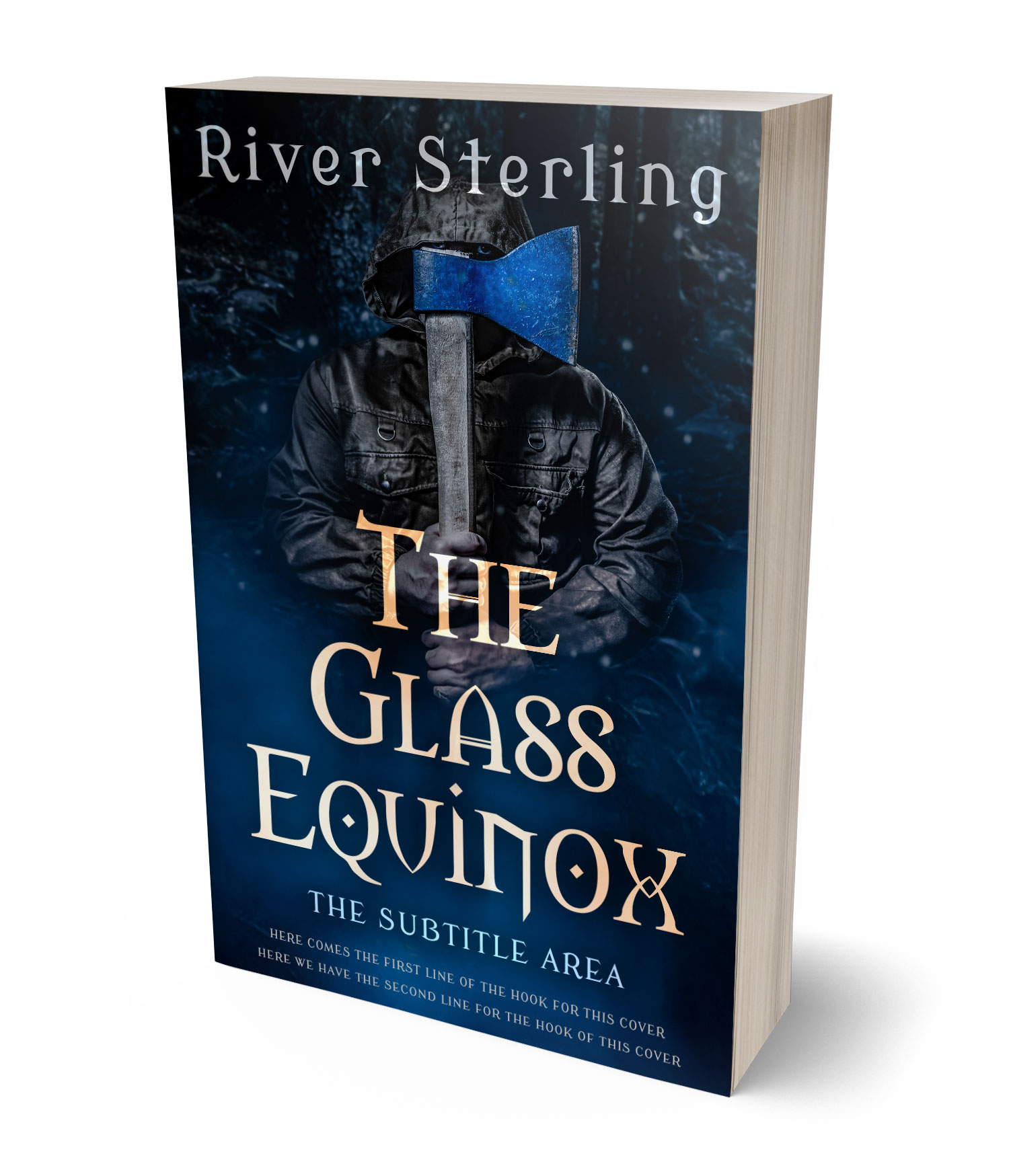 3D view of Custom & Premade Horror Book Cover - Firefly #36139 | BookCoverZone*