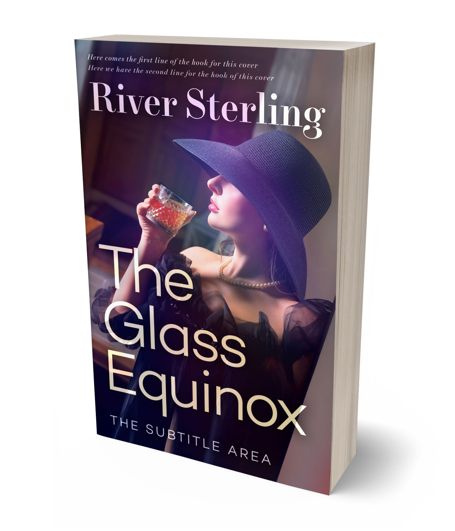 3D view of Custom & Premade Chick Lit Book Cover - Revolver #36155 | BookCoverZone*