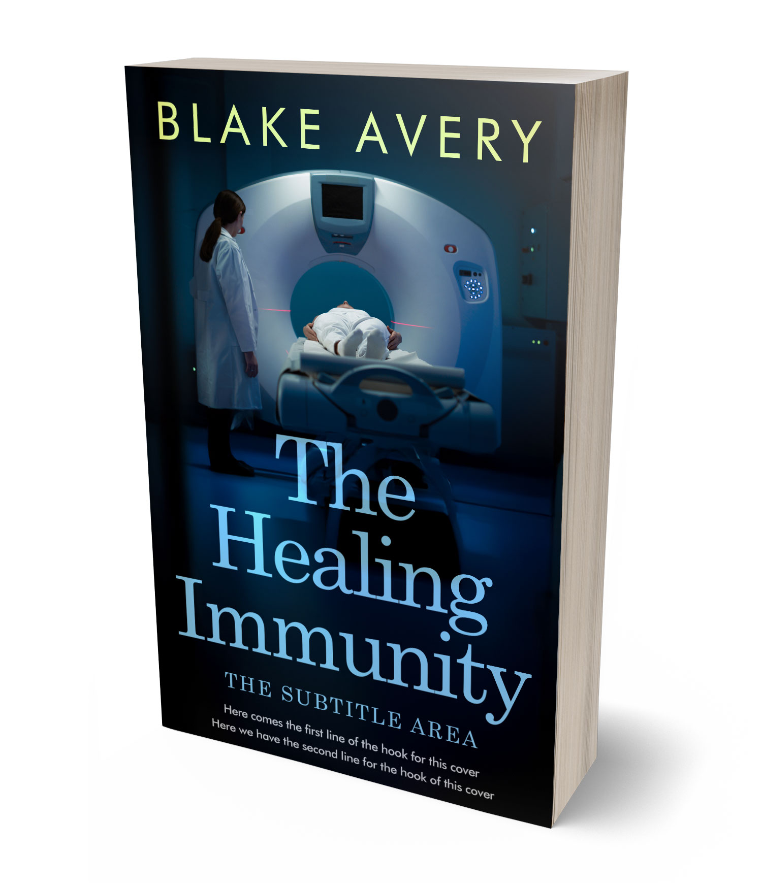 3D view of Premade Mystery & Thriller & Suspense Book Cover - Black Pearl #36171 | BookCoverZone*