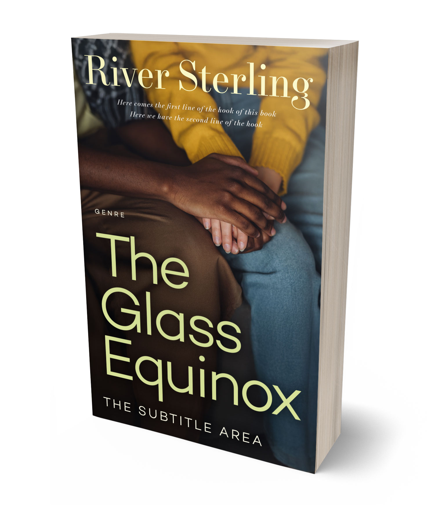 3D view of Premade Romance Book Cover - Mine Shaft #36191 | BookCoverZone*